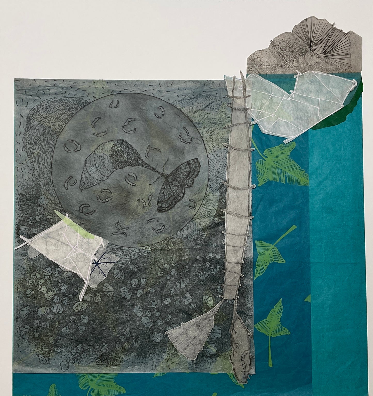 Elizabeth D'Agostino, Behind the Garden Wall, Topography II