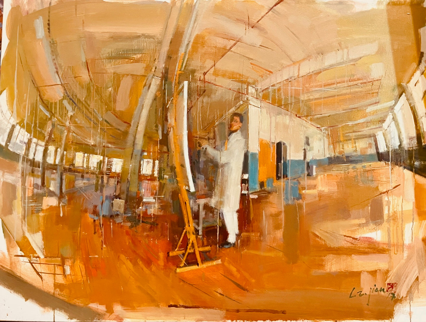 Jay Li, Painting in the Old Factory