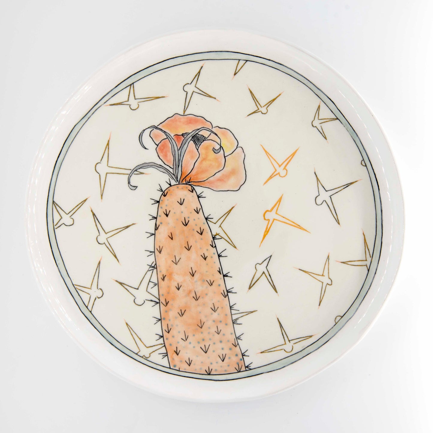 Marney McDiarmid, Calico Cactus - Euphobia Dinnerware