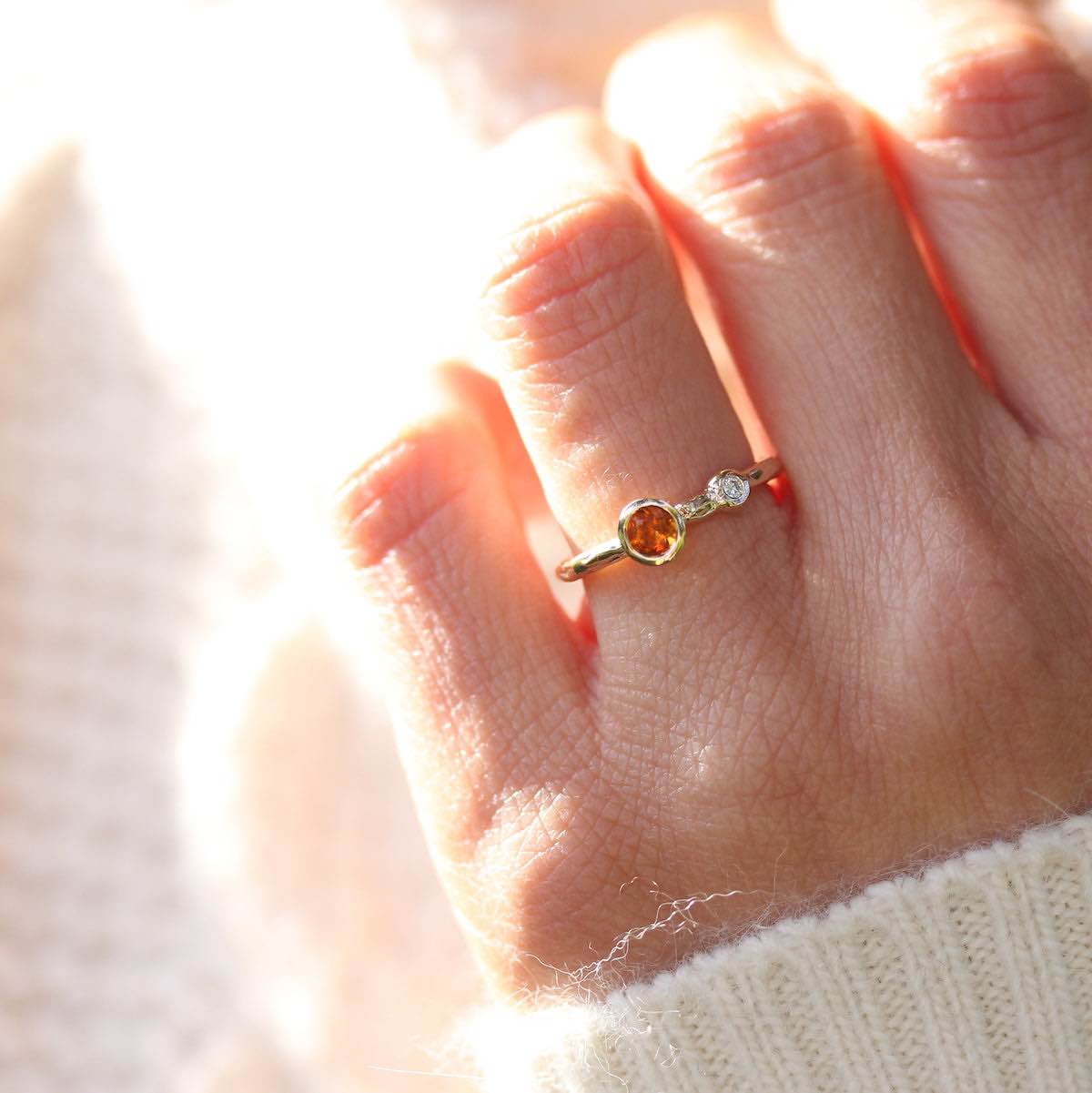 Kathryn Rebecca, Citrine Stacking Ring