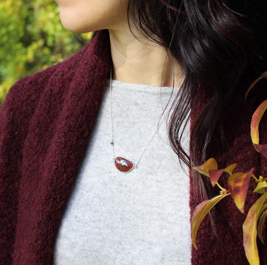 Kathryn Rebecca, Rose Cut Gemstone Necklace