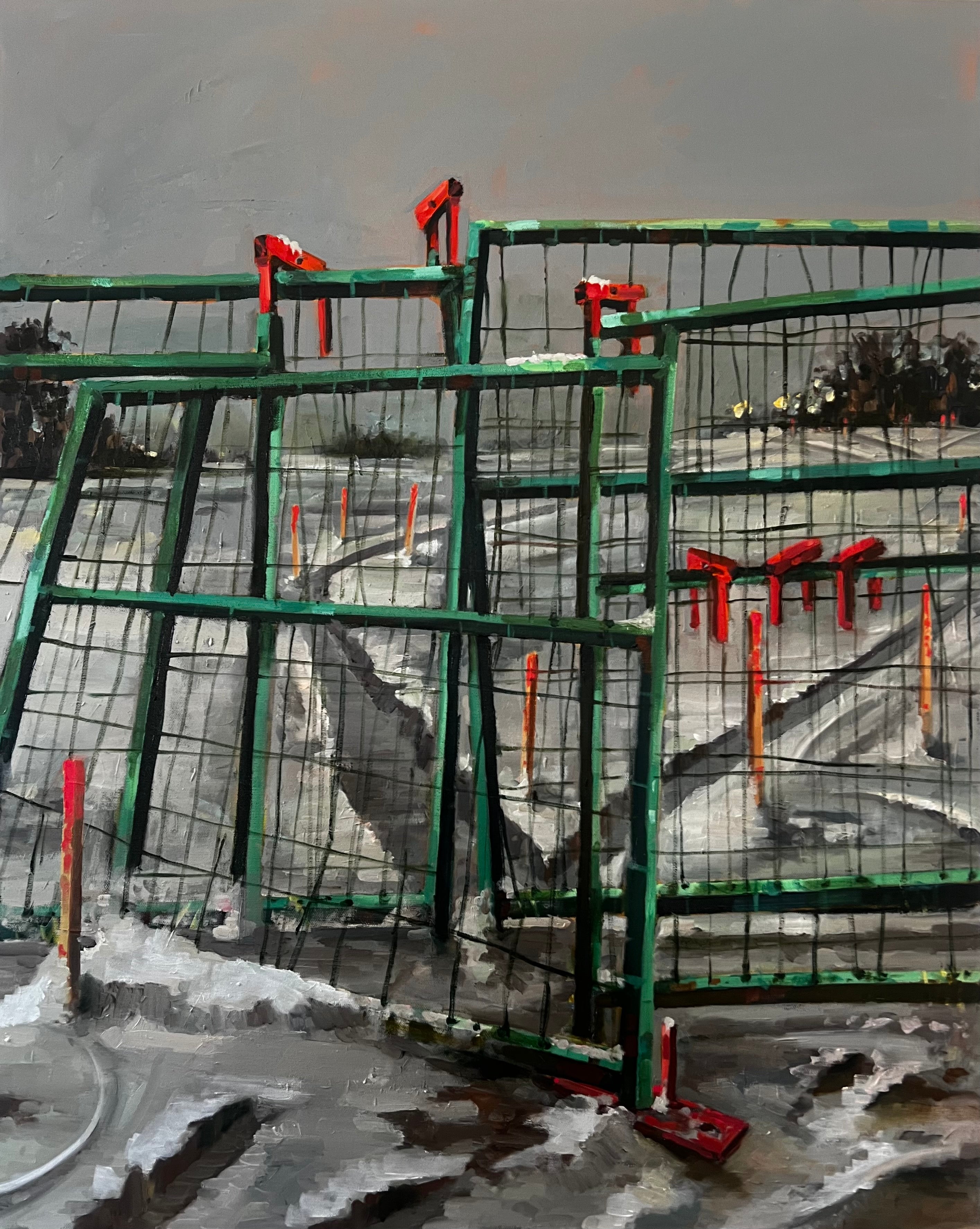 Eryn O'Neill, Construction Fencing