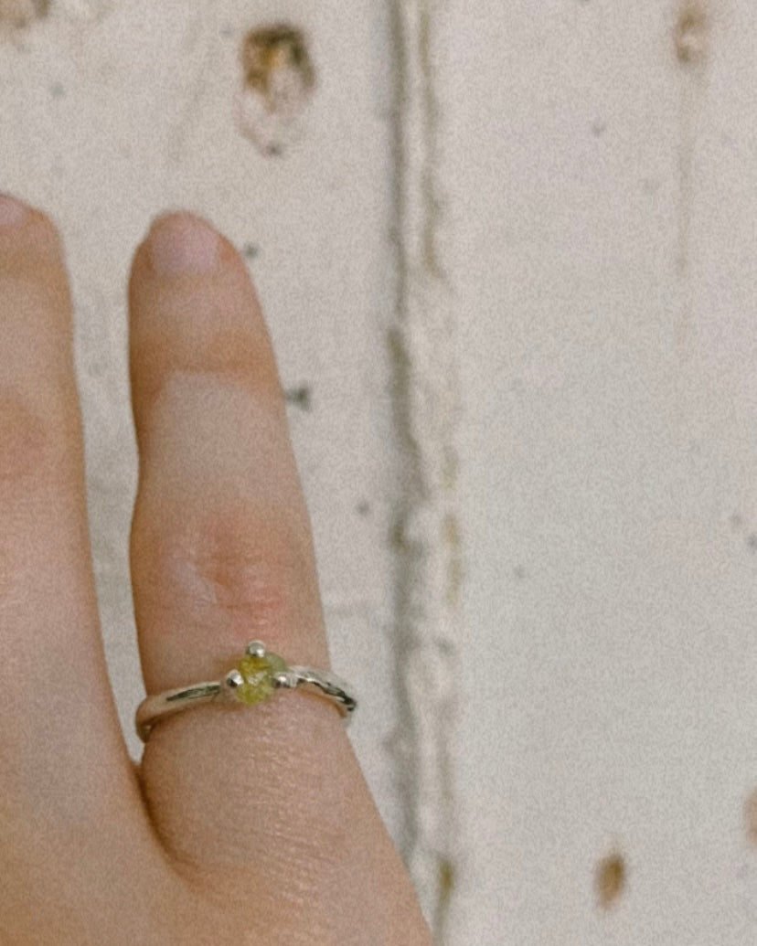 RYHN, Rough Sapphire Ring-3