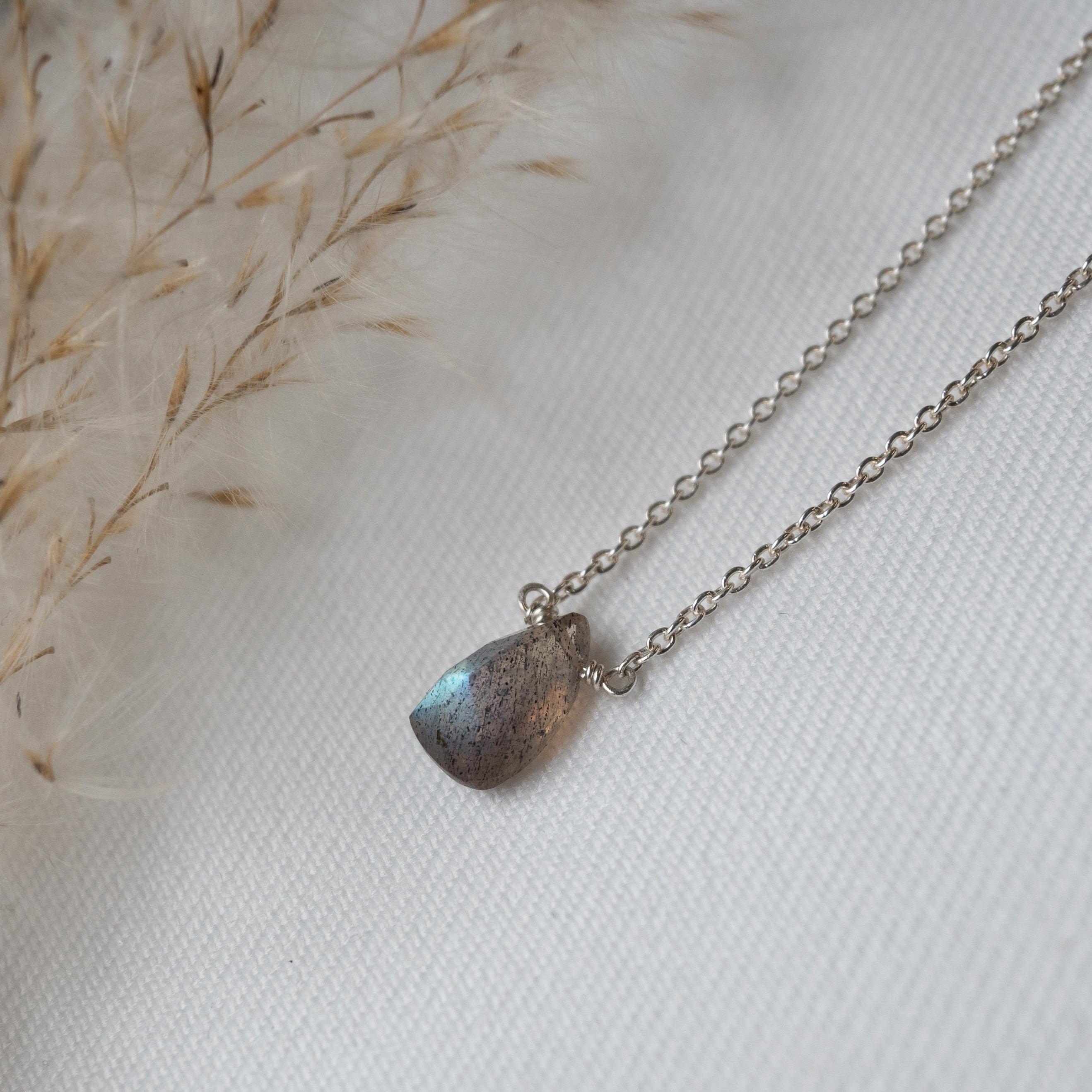 Kathryn Rebecca, Faceted Labradorite Necklace