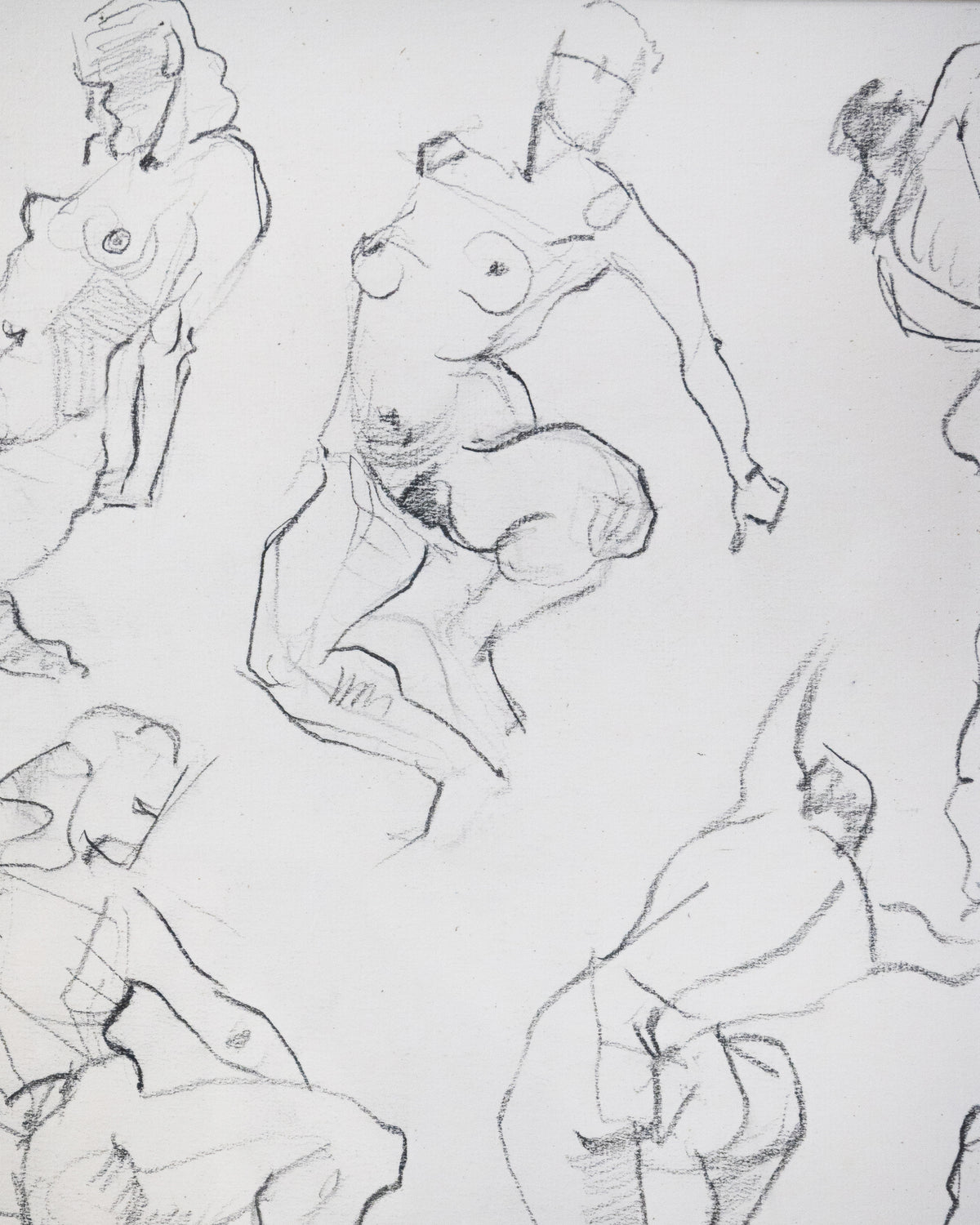 Gerald Trottier, 1 min sketches of female figures