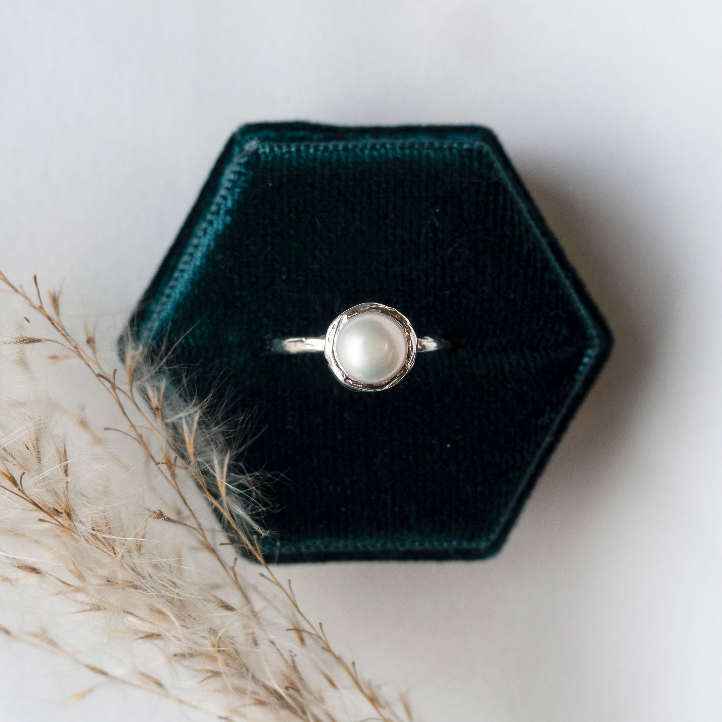 Kathryn Rebecca, Pearl Nest Ring