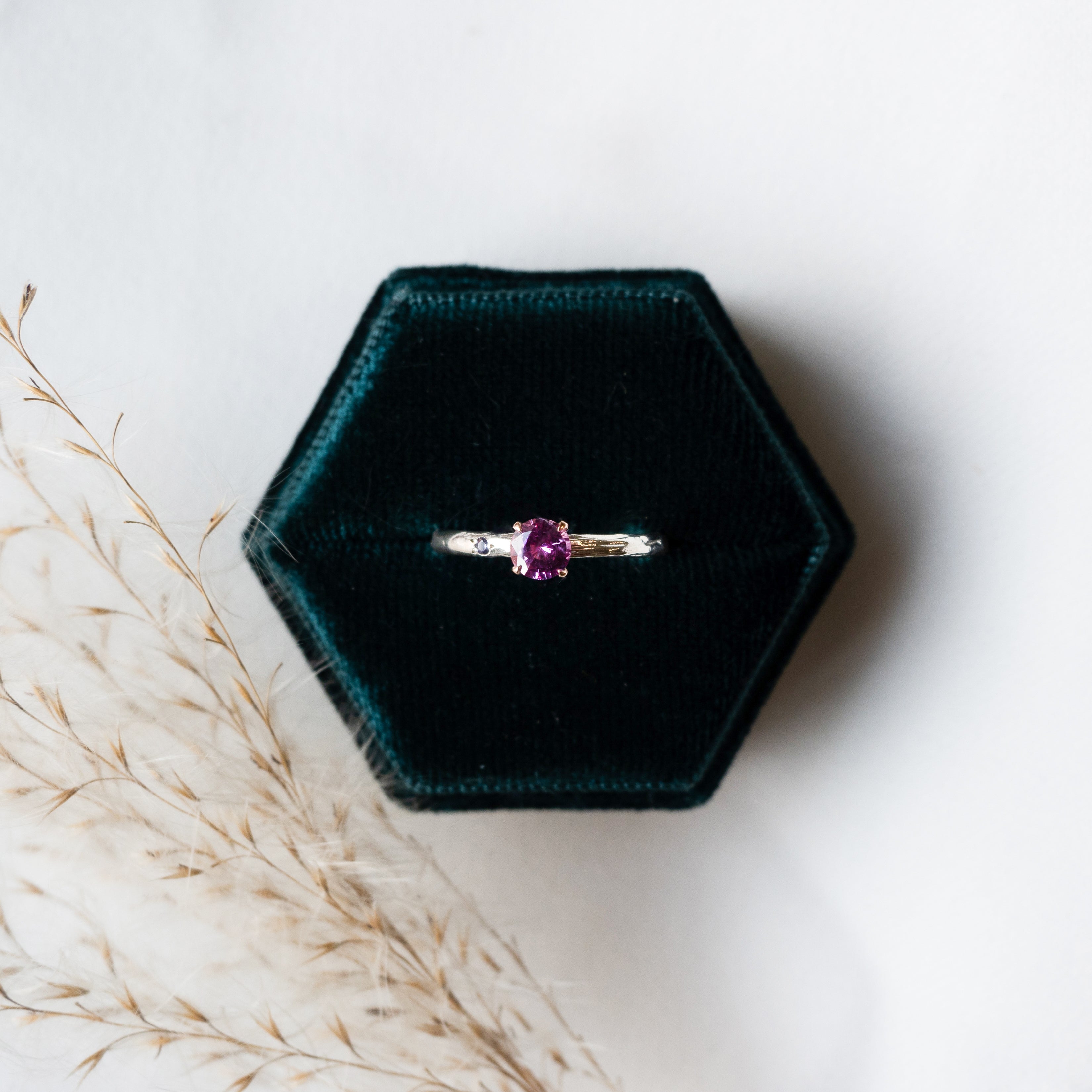 Kathryn Rebecca, Berry Sapphire Branch Ring