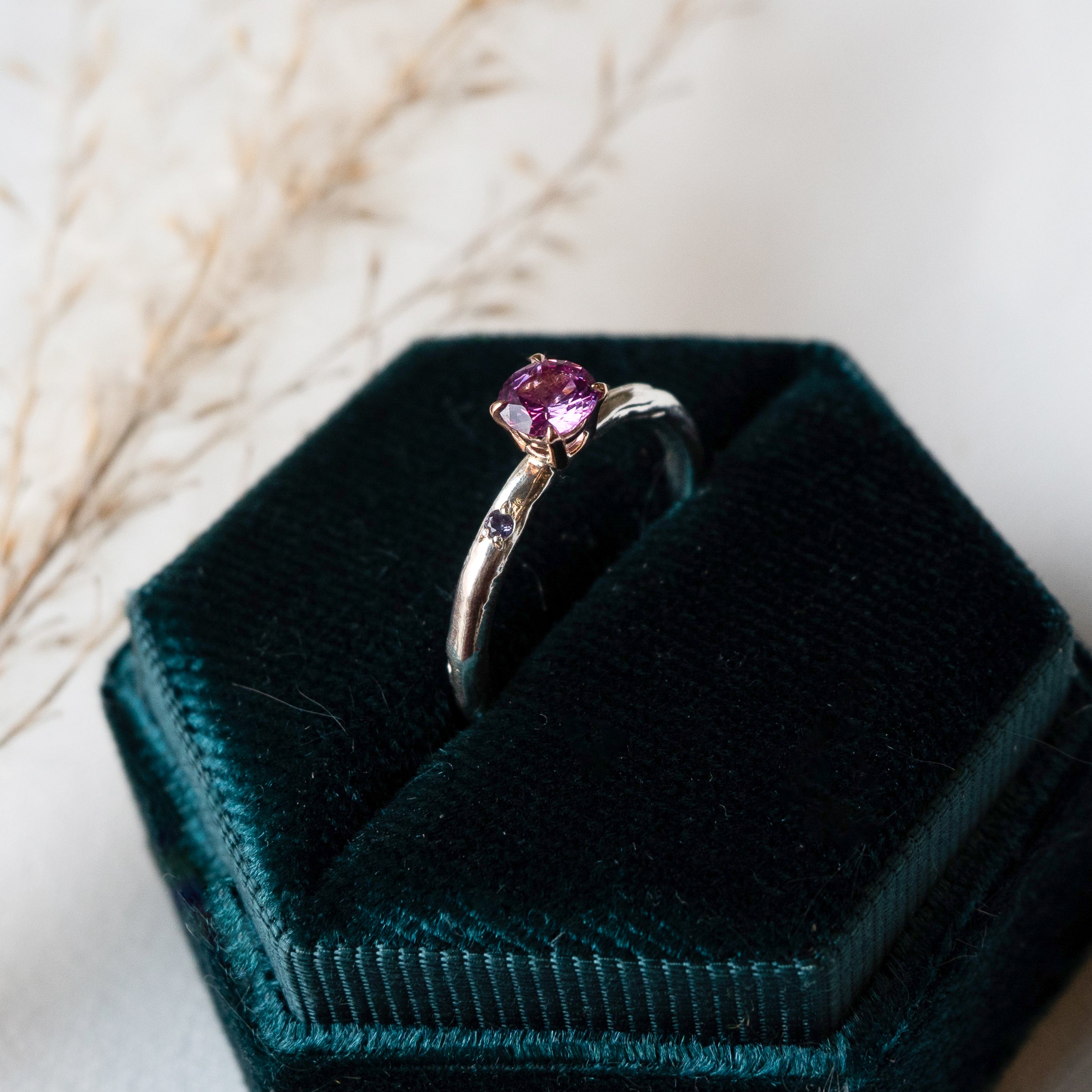 Kathryn Rebecca, Berry Sapphire Branch Ring