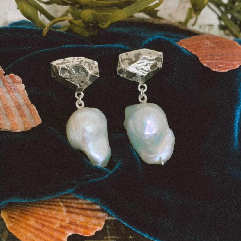 RYHN, Fireball Stone Earrings-1