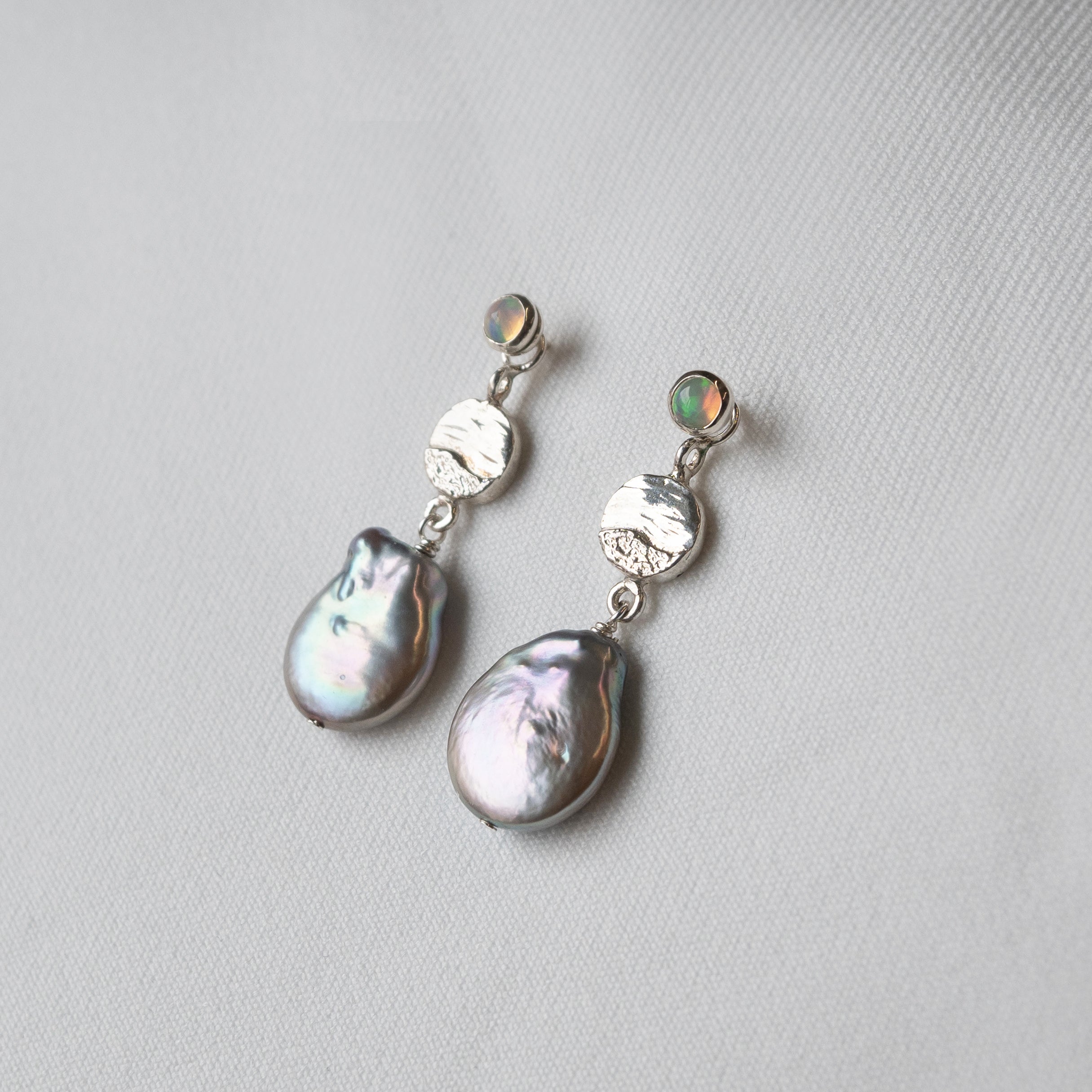 Kathryn Rebecca, Opal Sand and Water Drop Earrings-2