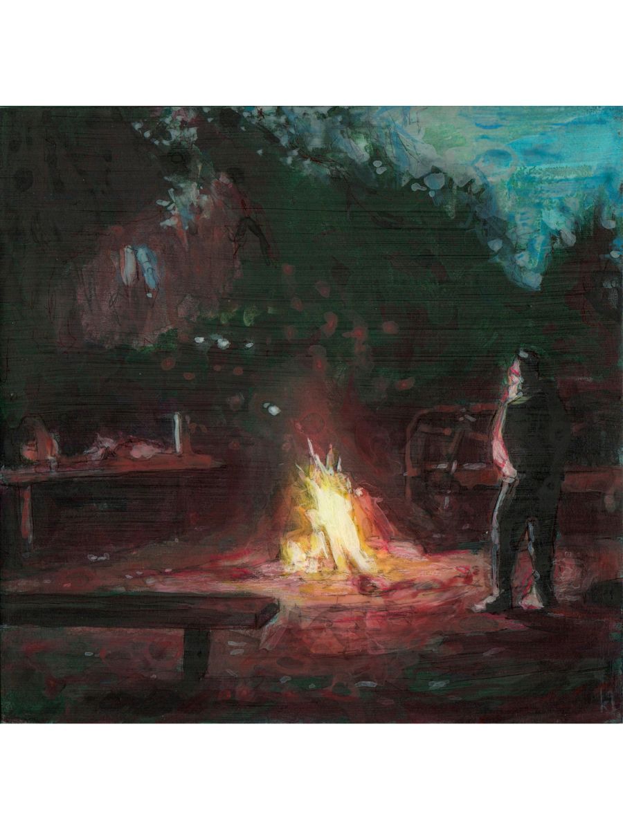 ACQUIRED | Kelly Grace, Study for "Campfire"-3