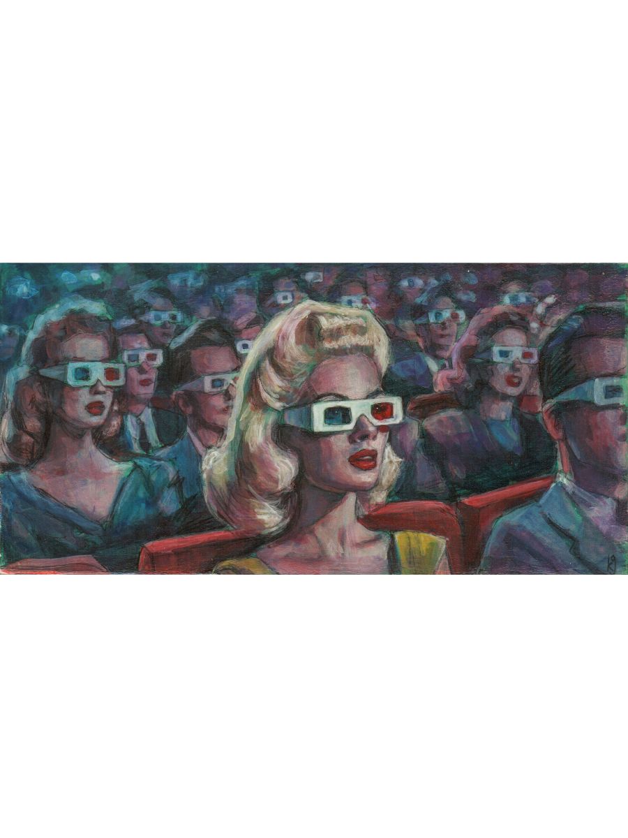 ACQUIRED | Kelly Grace, Study for "Opening Night"