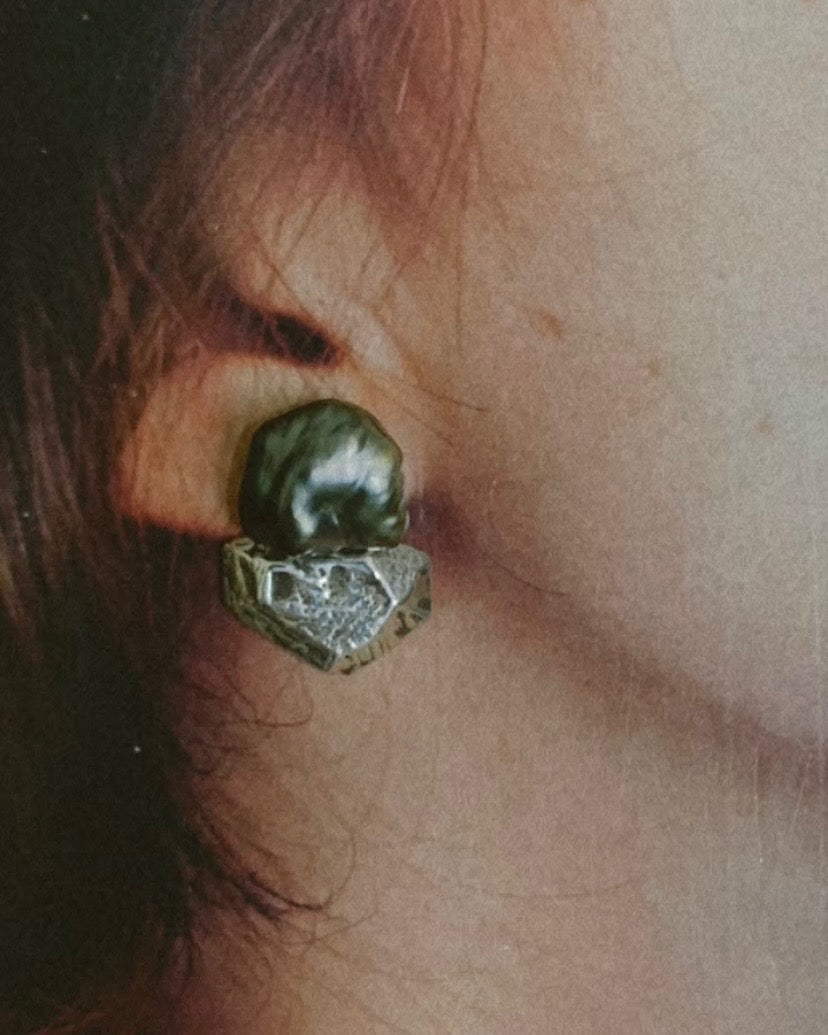 RYHN, Keshi Stone Earrings-3
