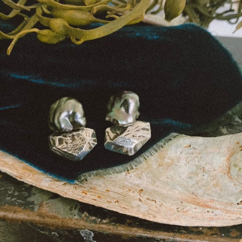 RYHN, Keshi Stone Earrings-4