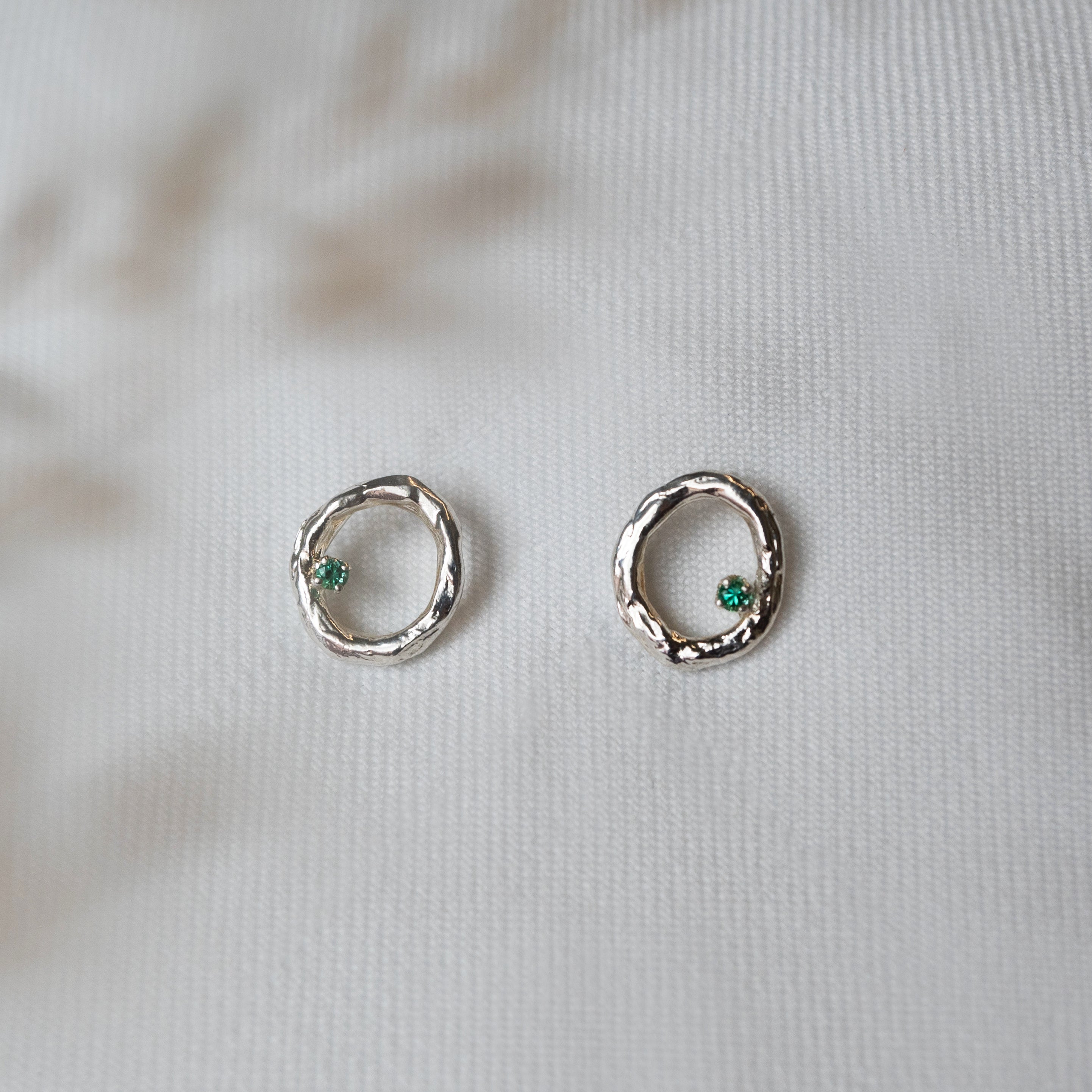 Kathryn Rebecca, Circle Branch Stud Earrings