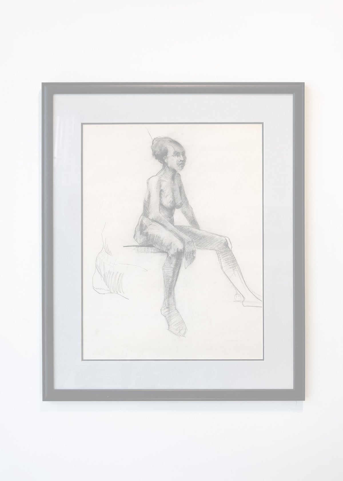 ACQUIRED | James Boyd, Female ASL Sketch Charcoal-1