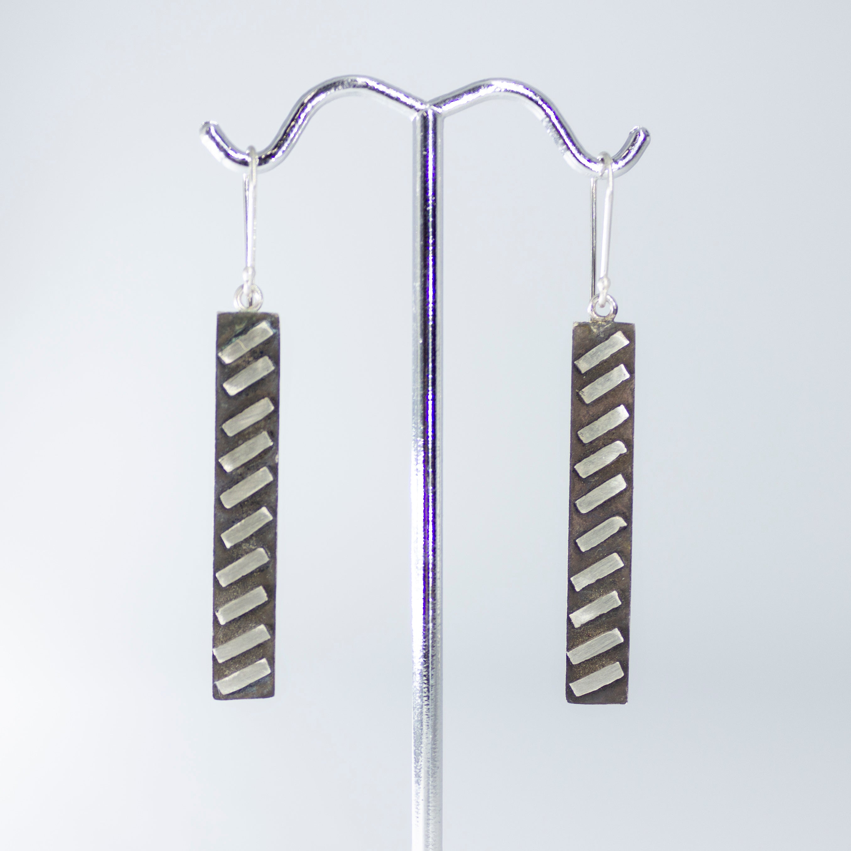 Andrea Mueller, Diagonal Stitch Earrings