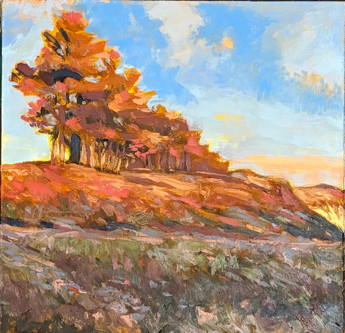 Brandon McVittie, AMBER LIGHT TO THE SEA (Triptych)