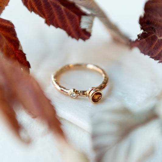 Kathryn Rebecca, Citrine Stacking Ring