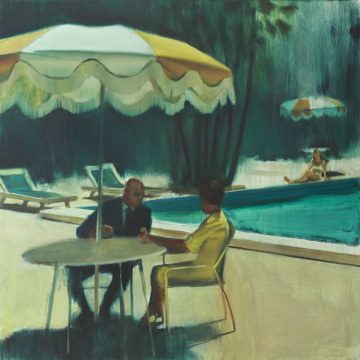 Andrew Beck, Study of a yellow parasol-1