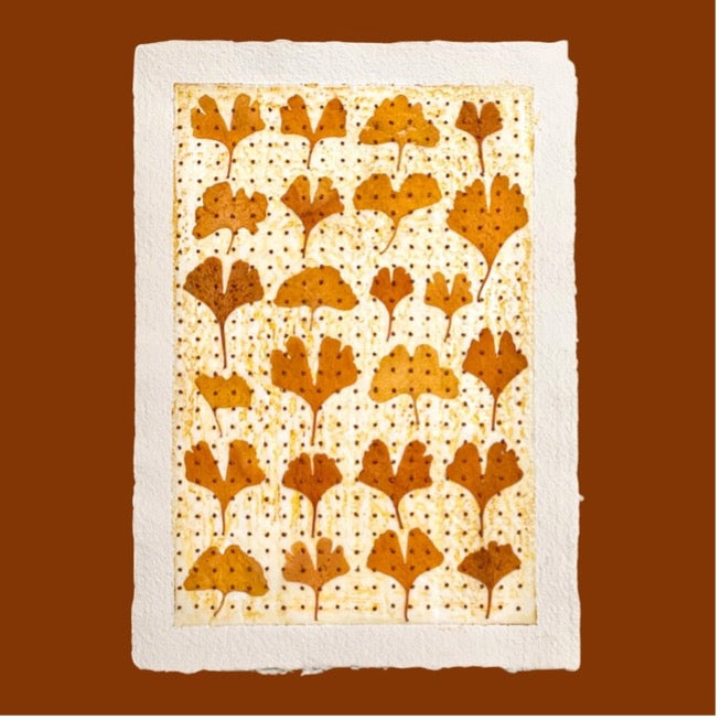 Ava Roth, Ochre Ginkgo Leaves