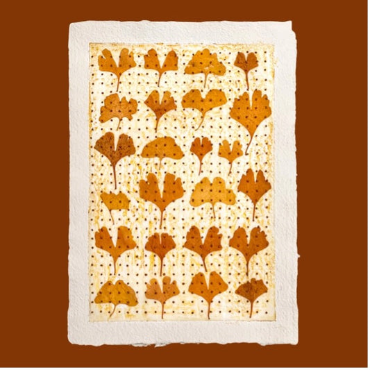 Ava Roth, Ochre Ginkgo Leaves