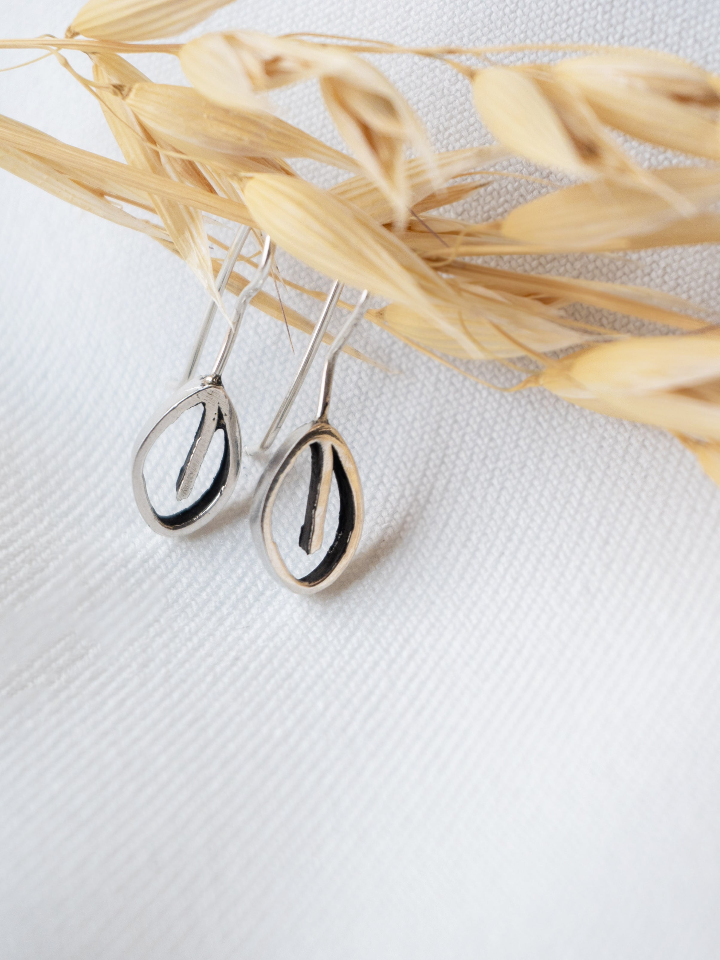 Andrea Mueller, Mini Leaf Earrings-1