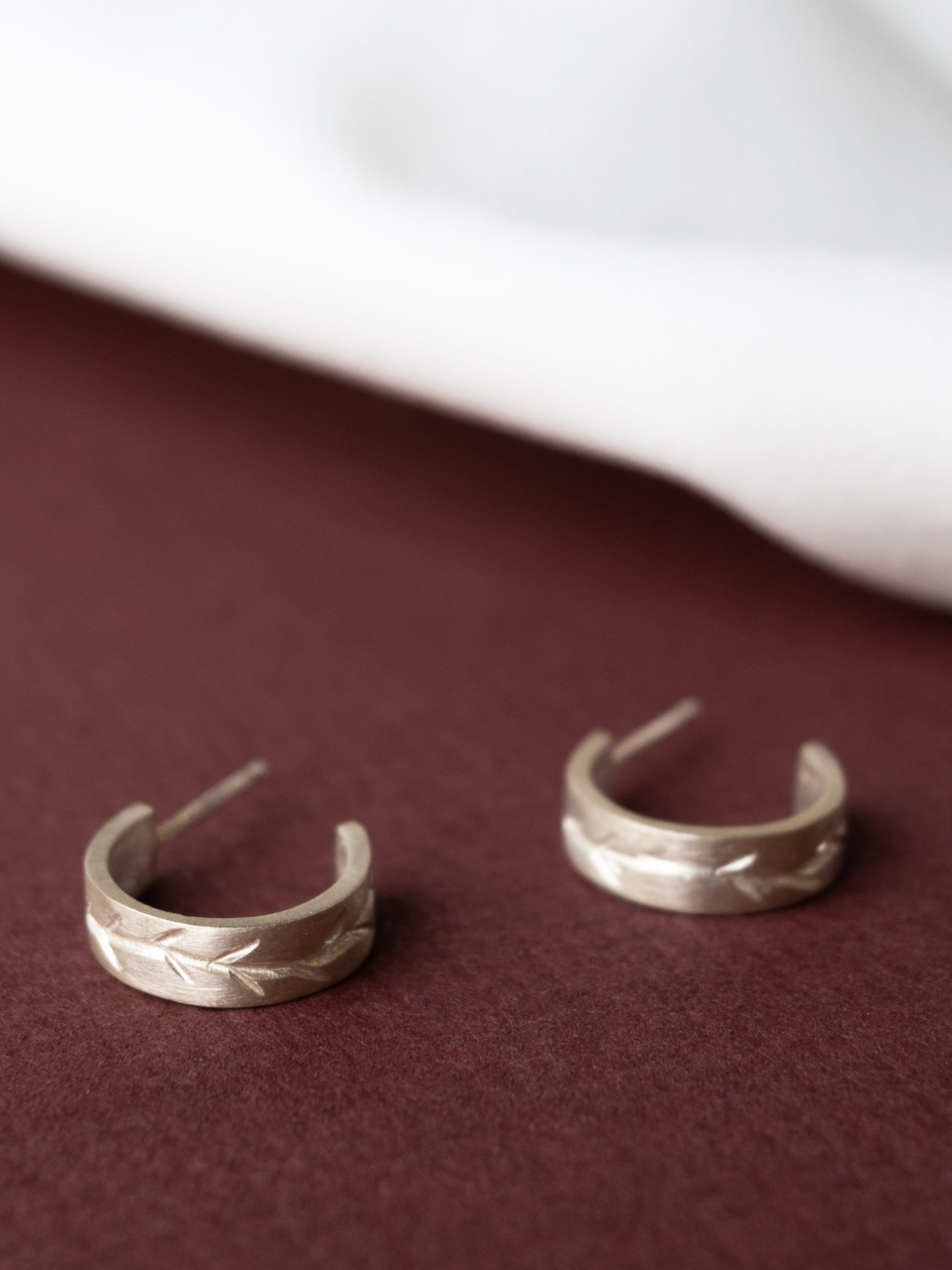 Andrea Mueller, Vine Hoop Earrings