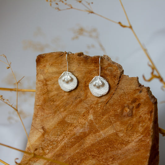 Andrea Mueller, Medium Floral Talisman Hook Earrings