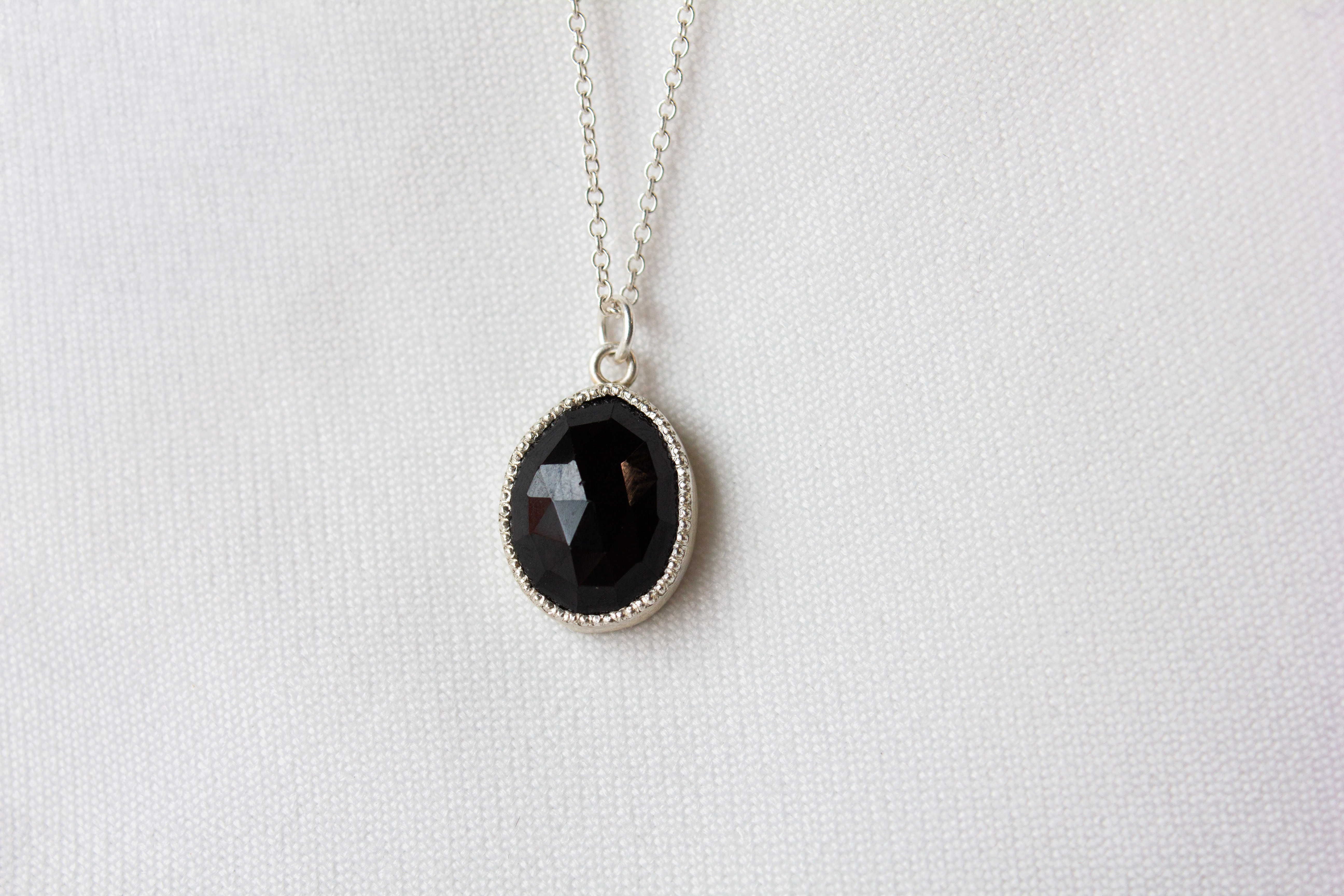 Andrea Mueller, Black Spinel Necklace-2