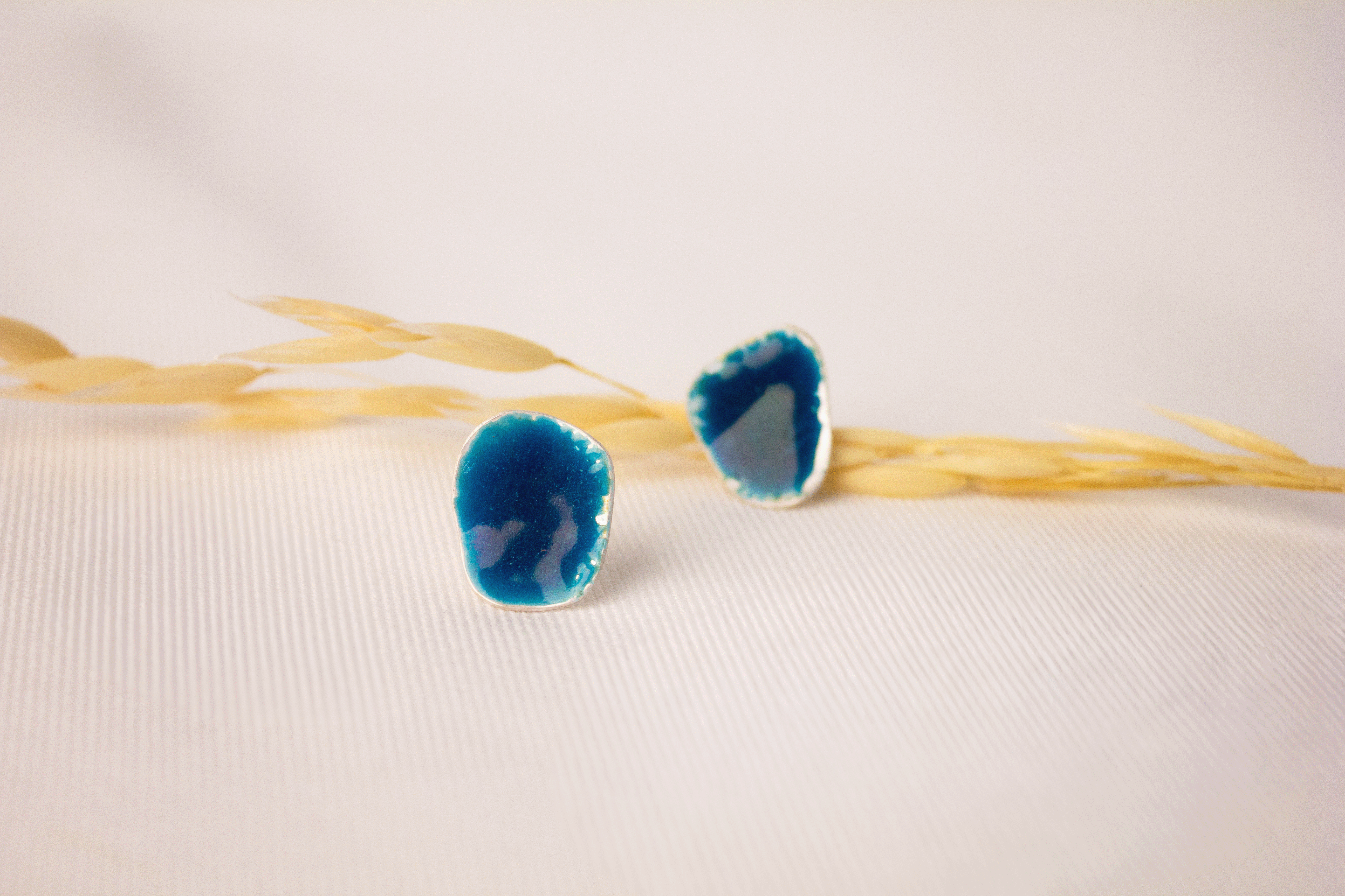 Galili Ellis, Colourful Enamel Stud Earrings-5