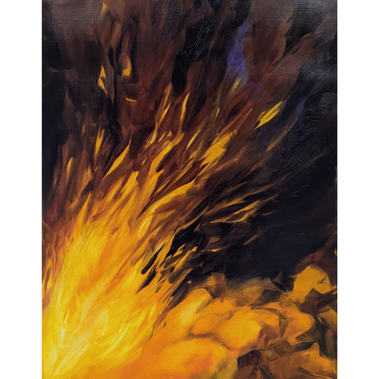 Tiffany April, Fire (Study)