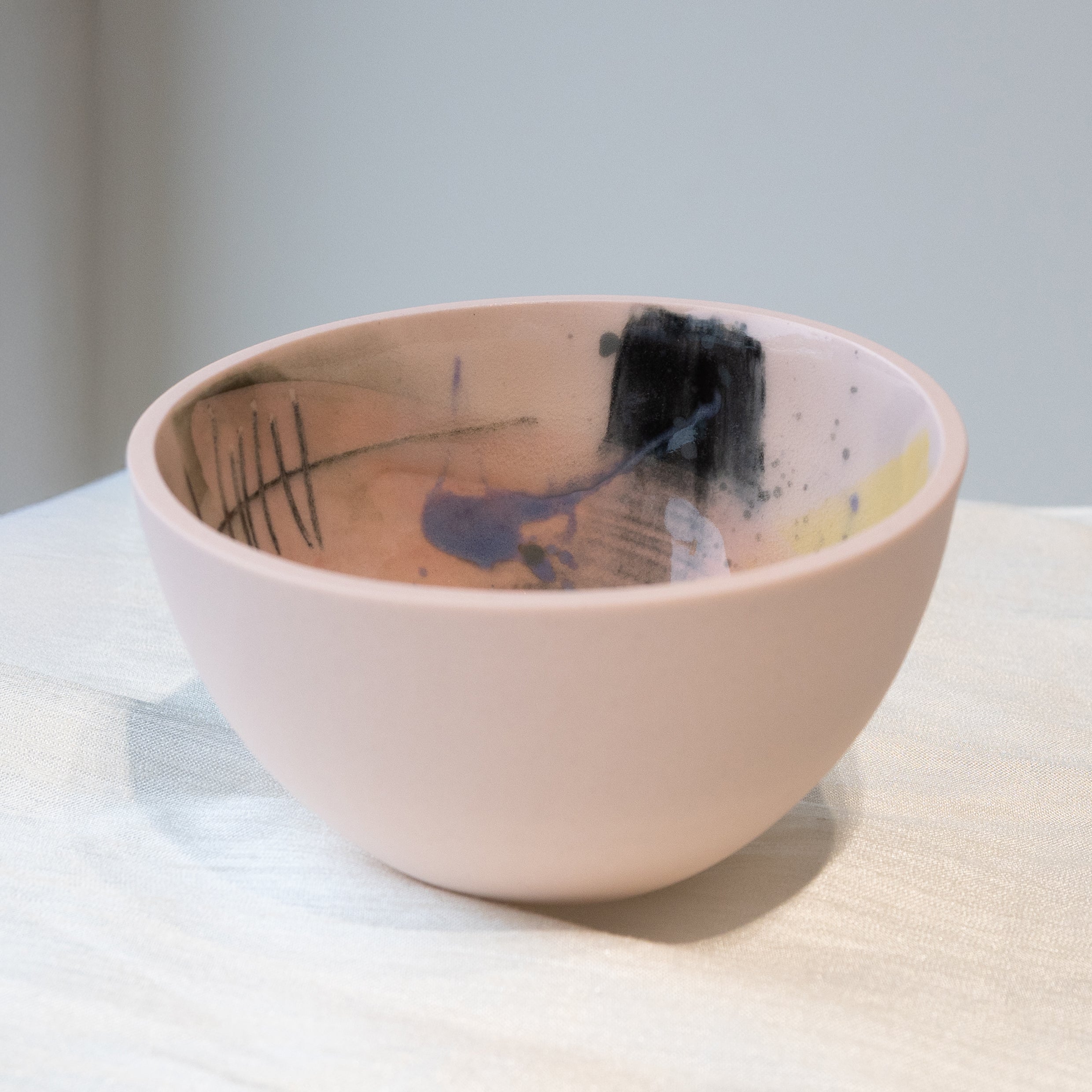 Dauma Stirbyte, Small Pink Snack Attack Bowl-4