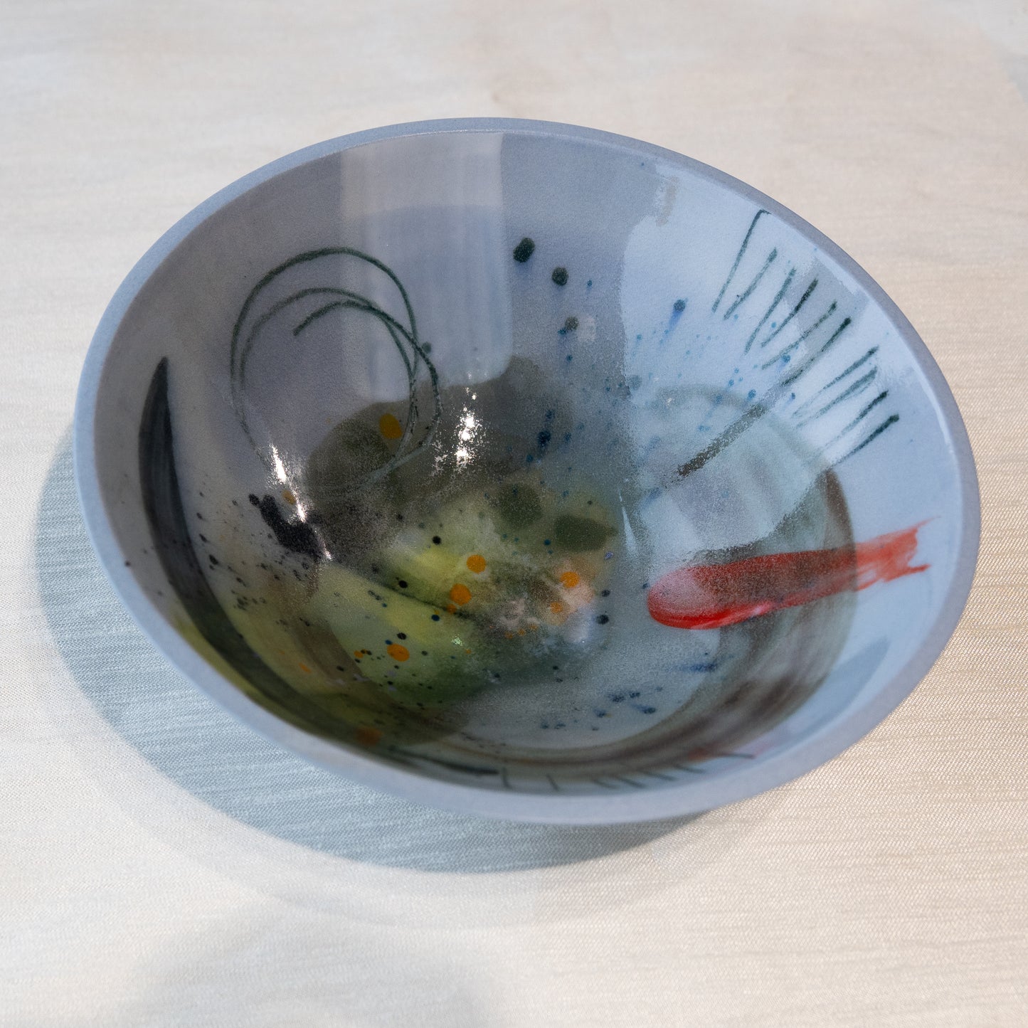 Dauma Stirbyte, Large Blue Snack Attack Bowl