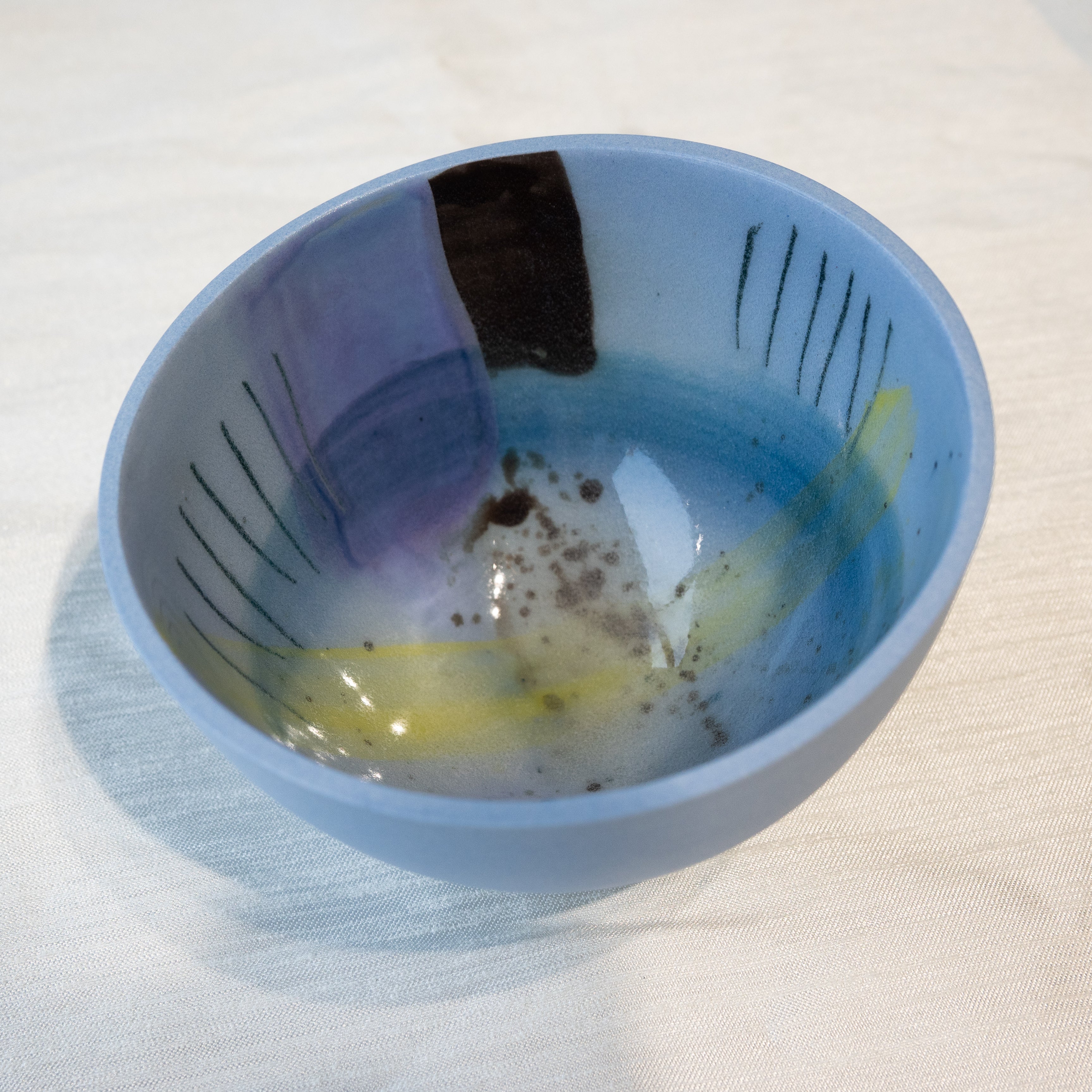 Dauma Stirbyte, Small Blue Snack Attack Bowl-5