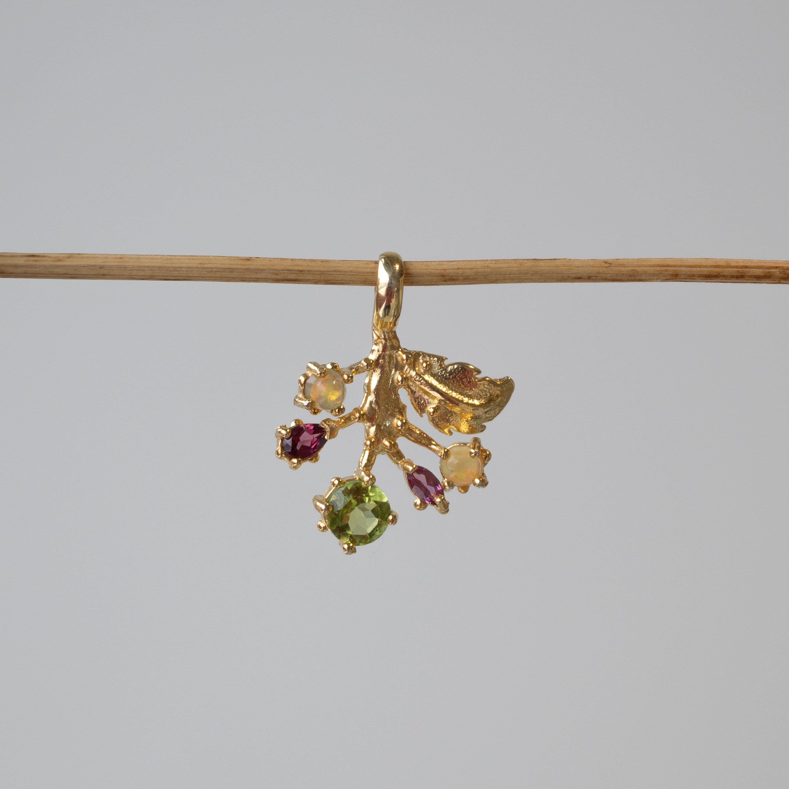 Out Designs, Sprouting Peridot Pendant