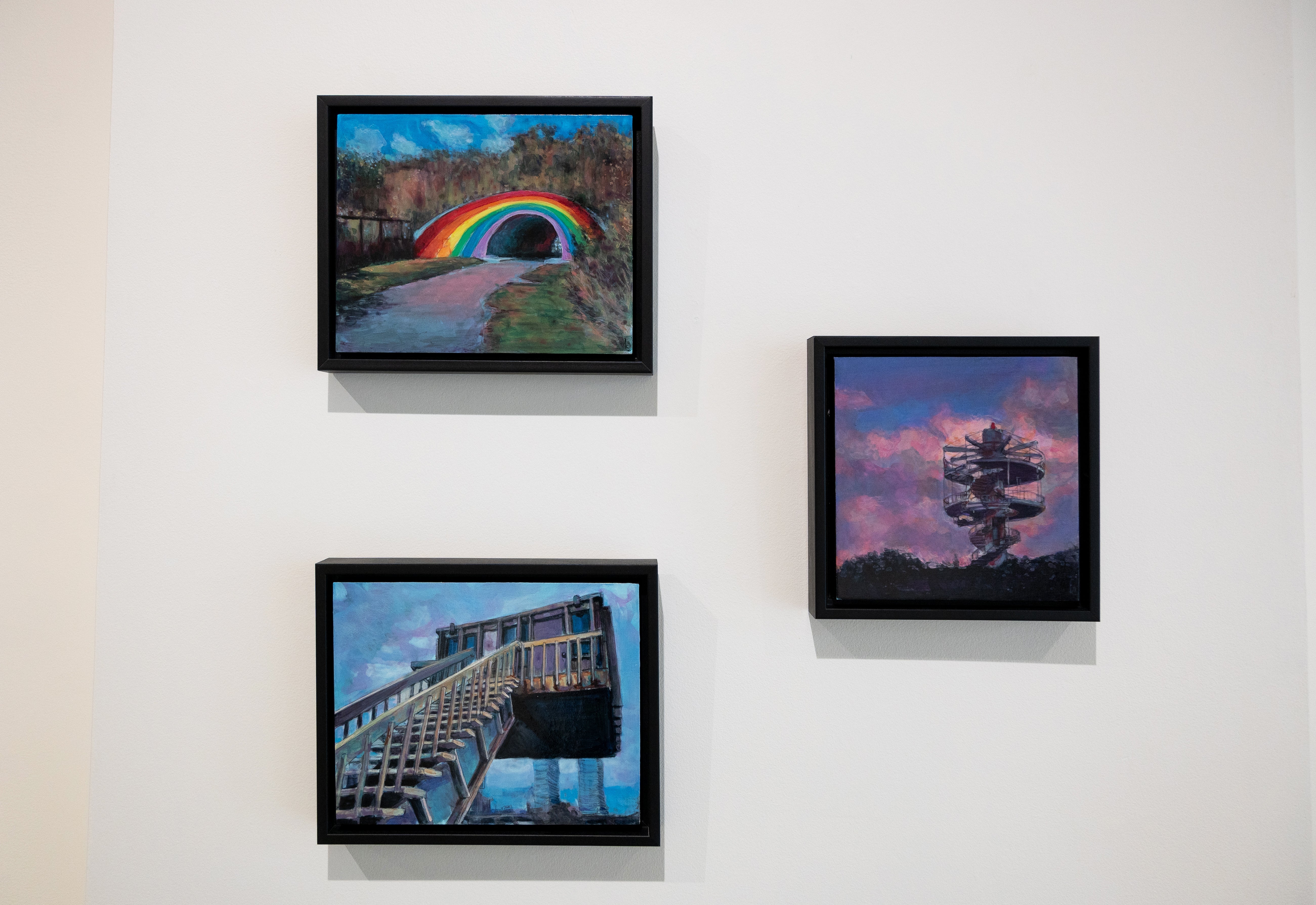 Kelly Grace, Study for "Rainbow Bridge"-3
