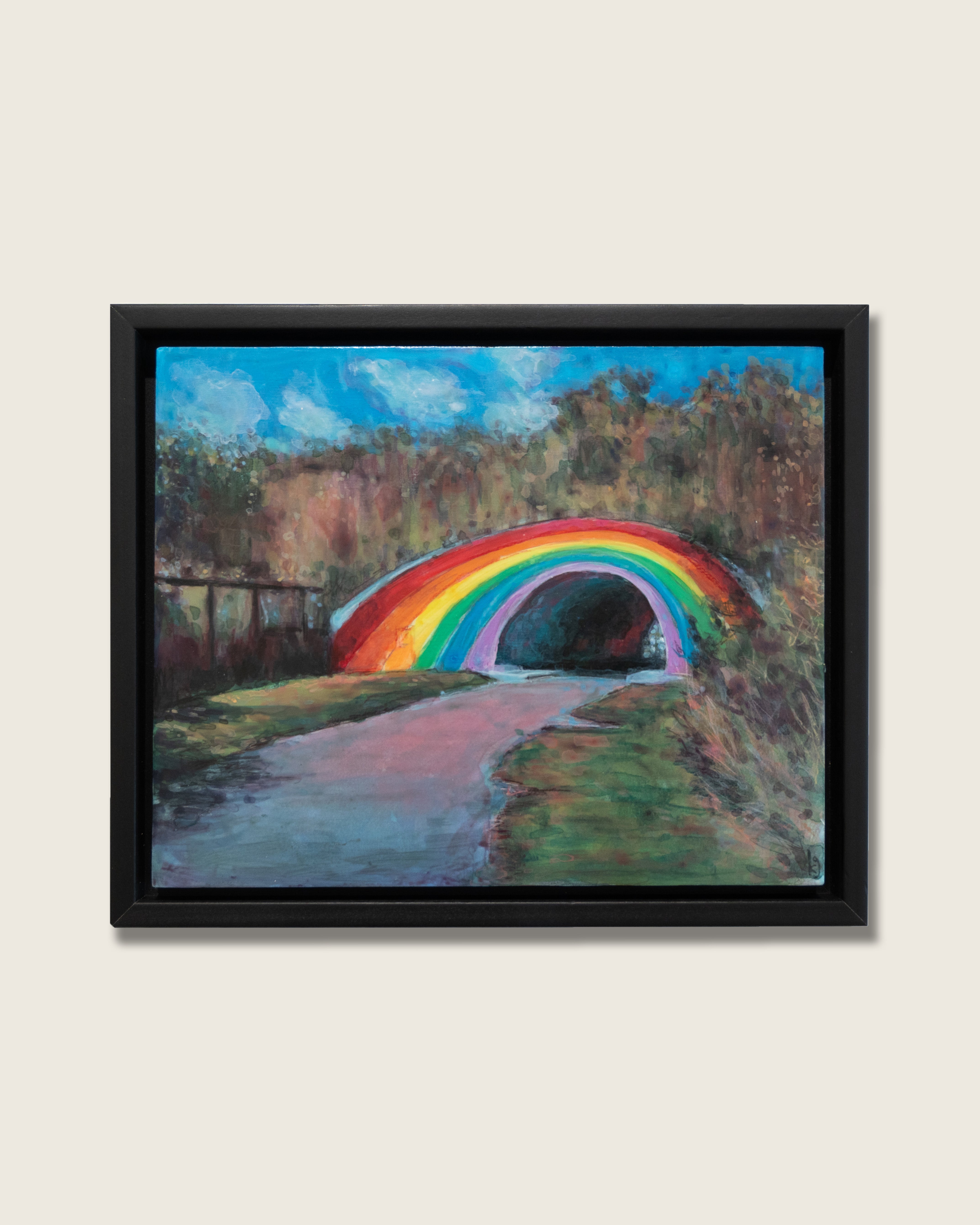 Kelly Grace, Study for "Rainbow Bridge"