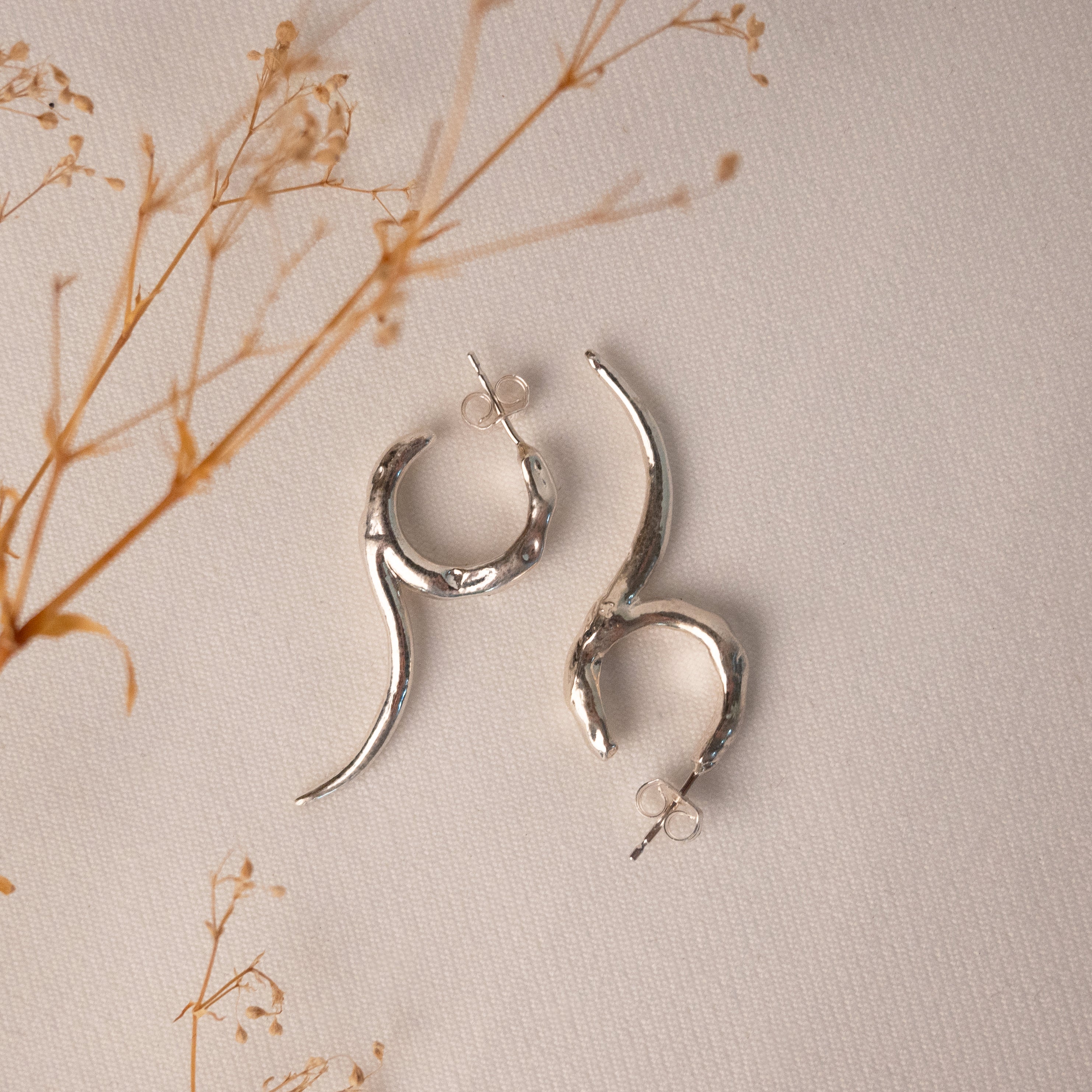 L.L.Y. Atelier, Fang Hoop Earrings