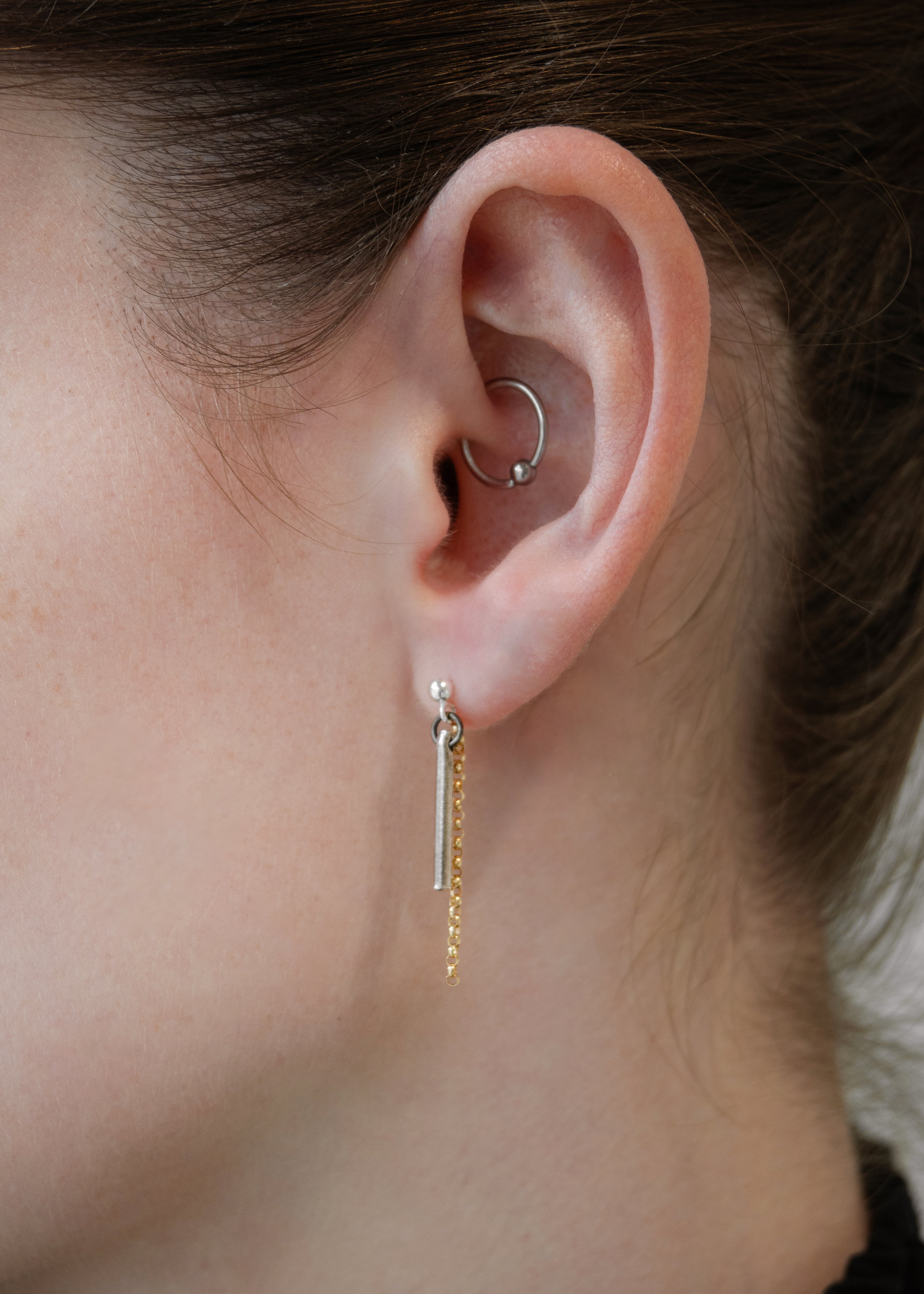 Brenda Wong, Bar and Chain Earrings