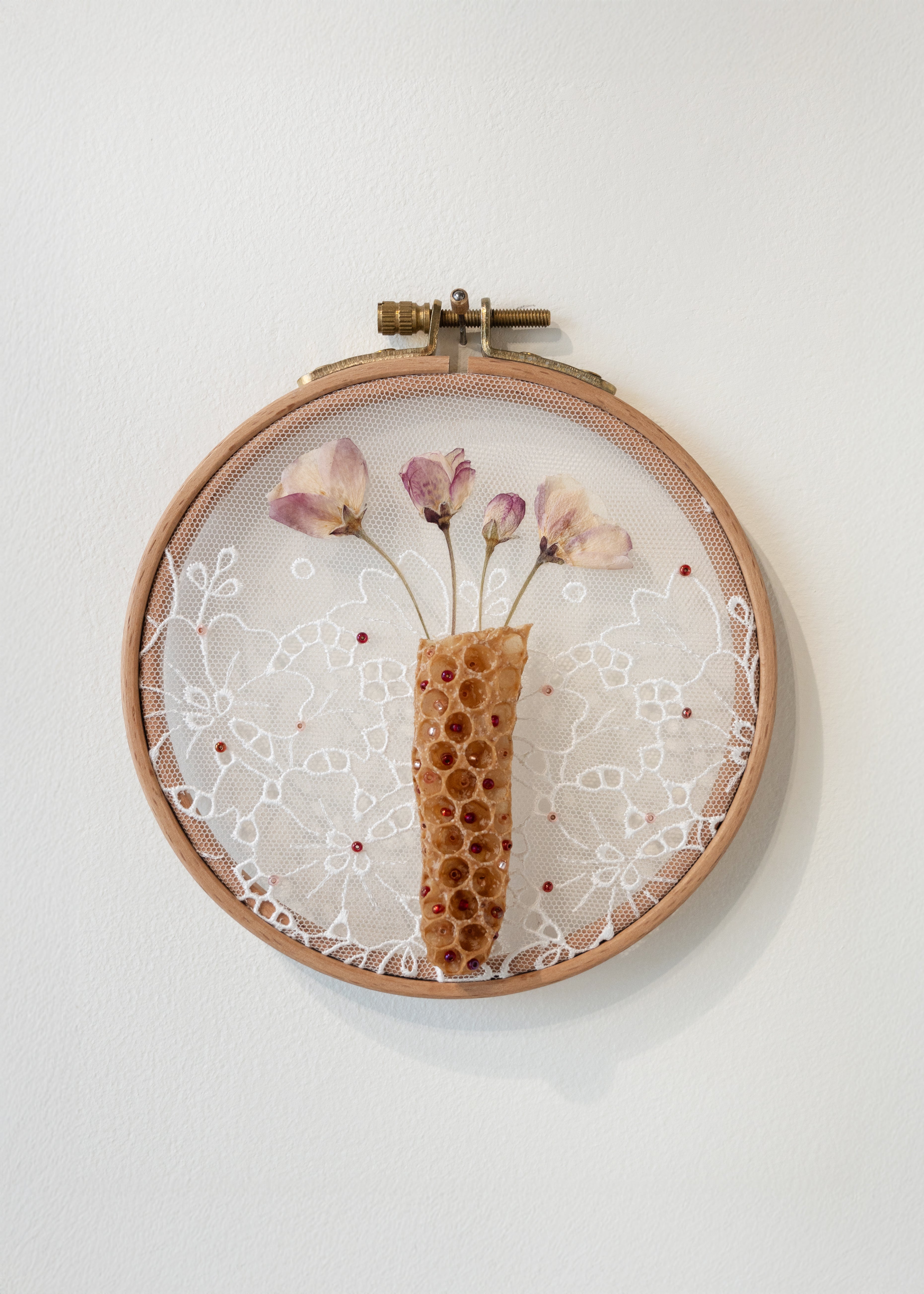 Ava Roth, Honeycomb Vase, Lace-1