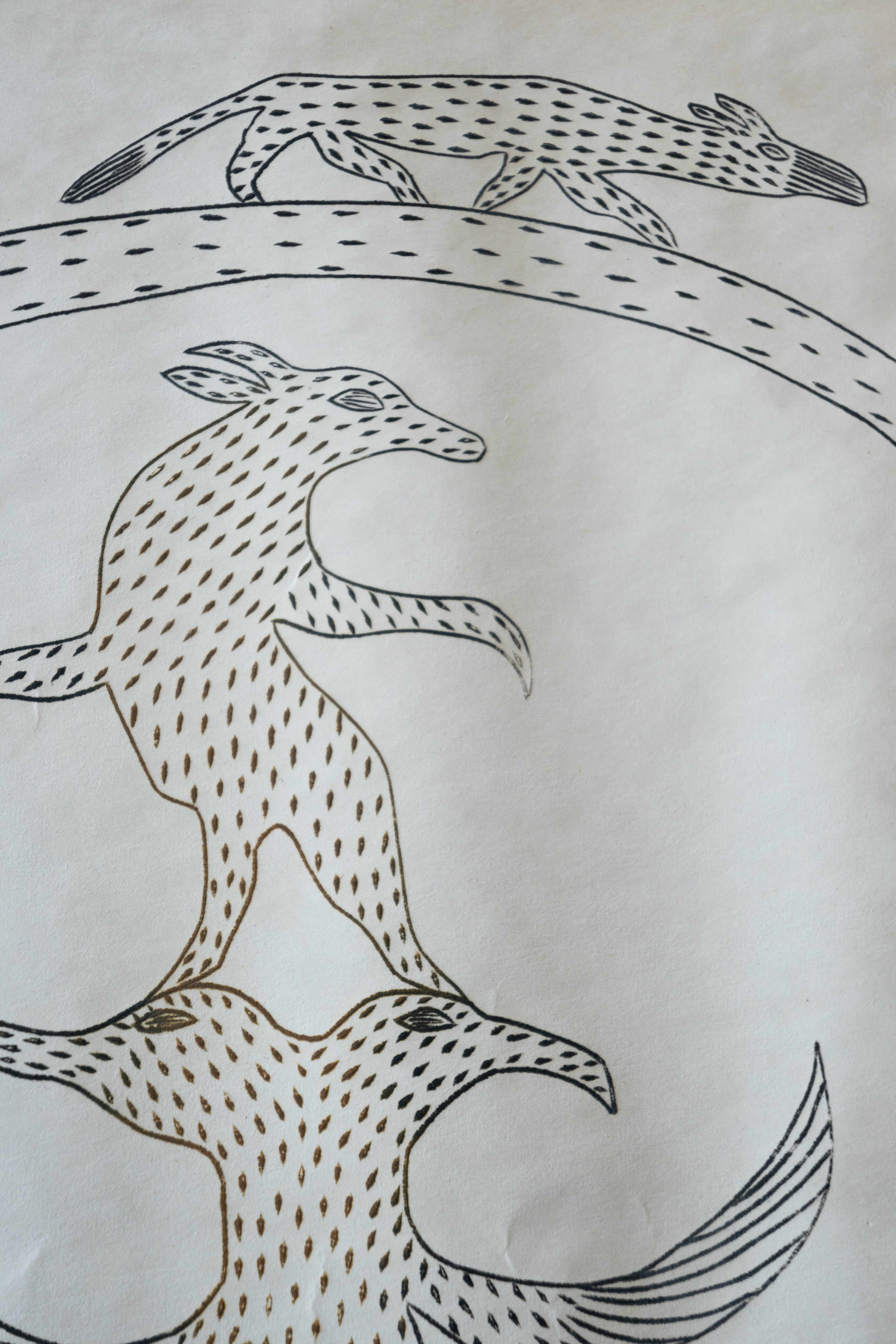 Cycle, Johnnibo Ashevak (Inuit, Kinngait)-2