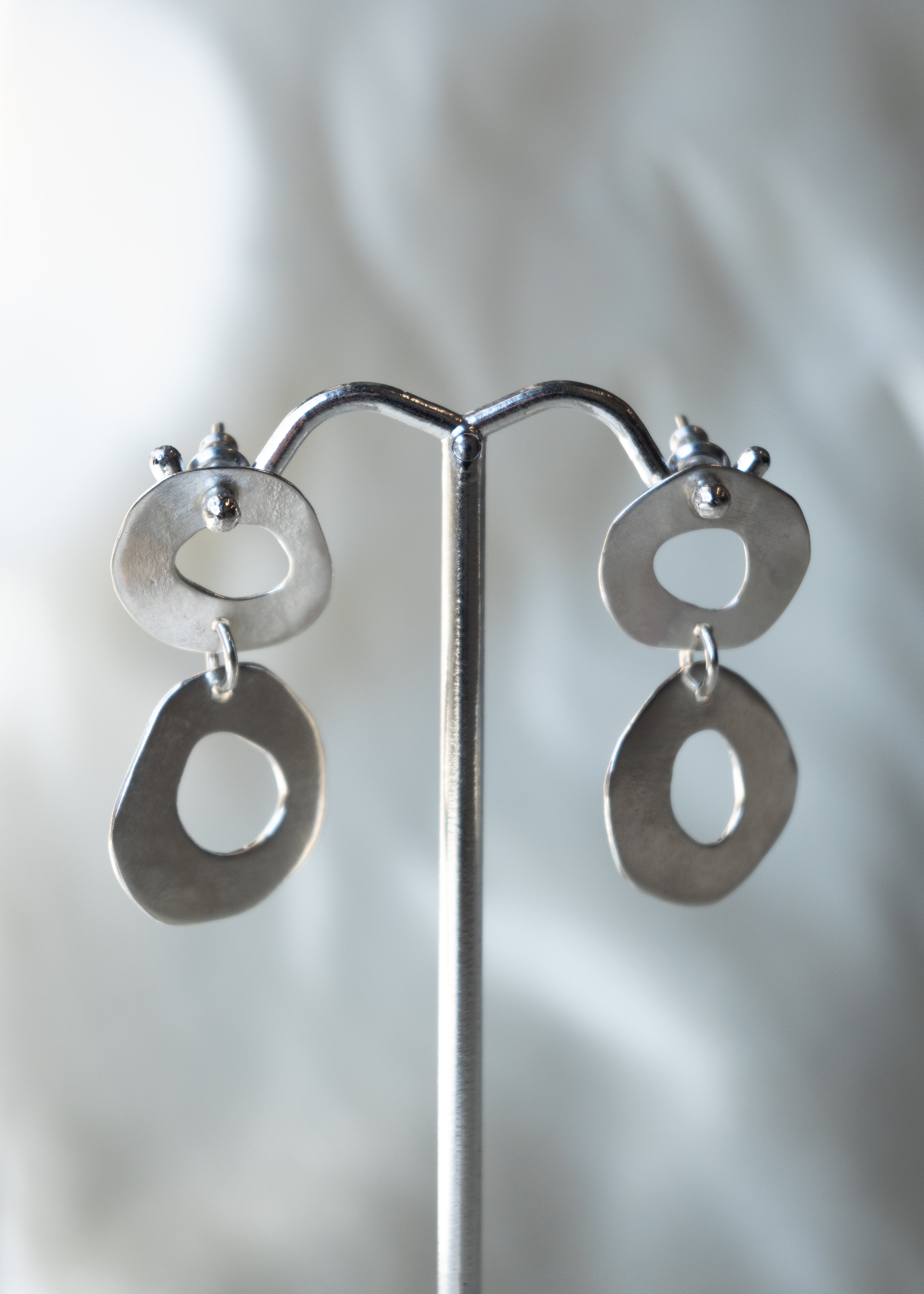 Galili Ellis, Polished Closed Shape Earrings-1