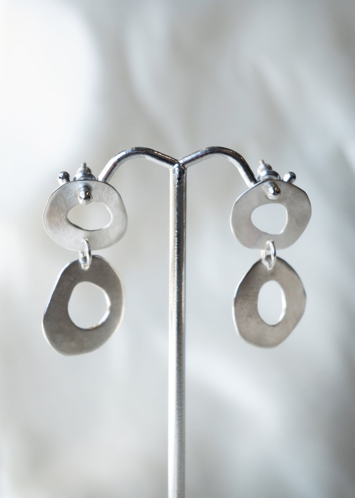Galili Ellis, Polished Closed Shape Earrings-3