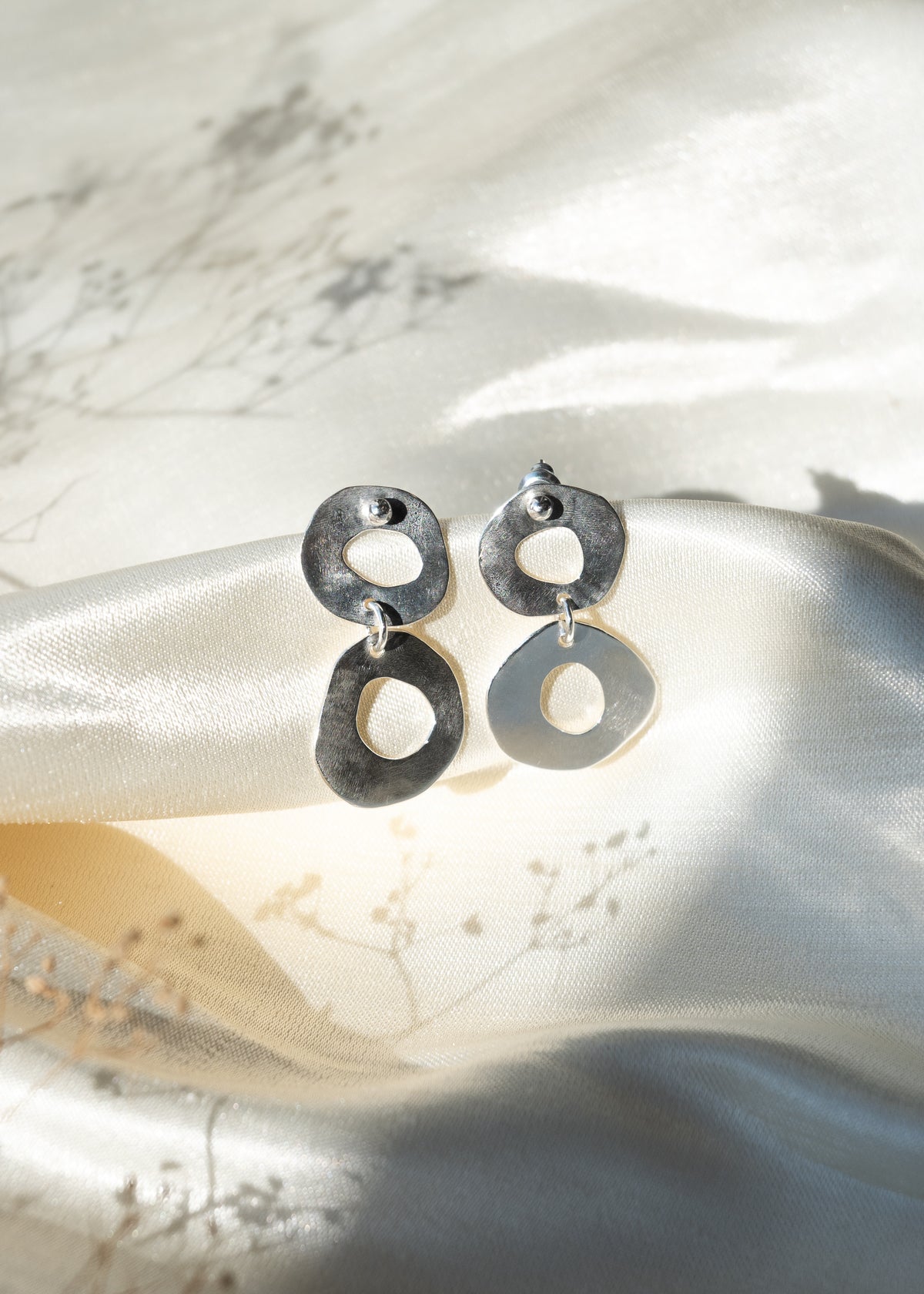 Galili Ellis, Polished Closed Shape Earrings