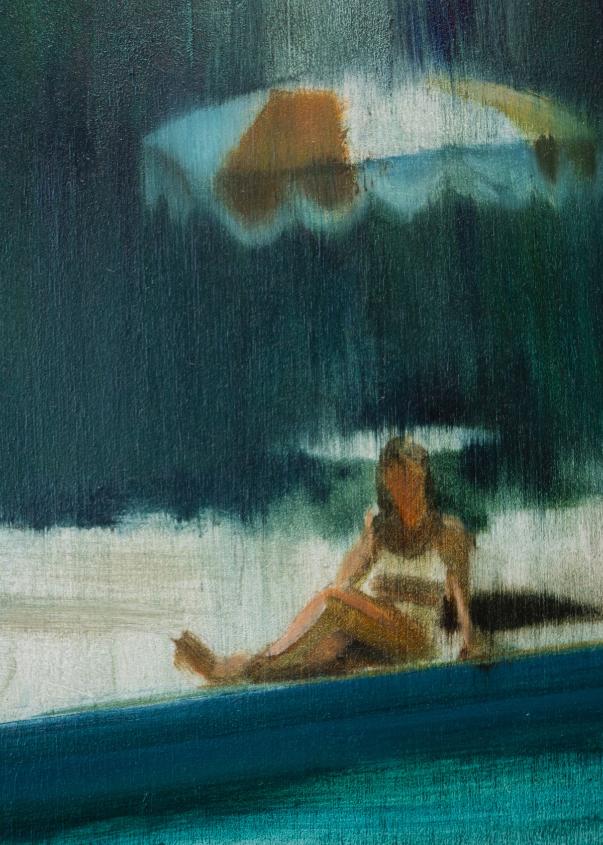 Andrew Beck, Study of a yellow parasol-3