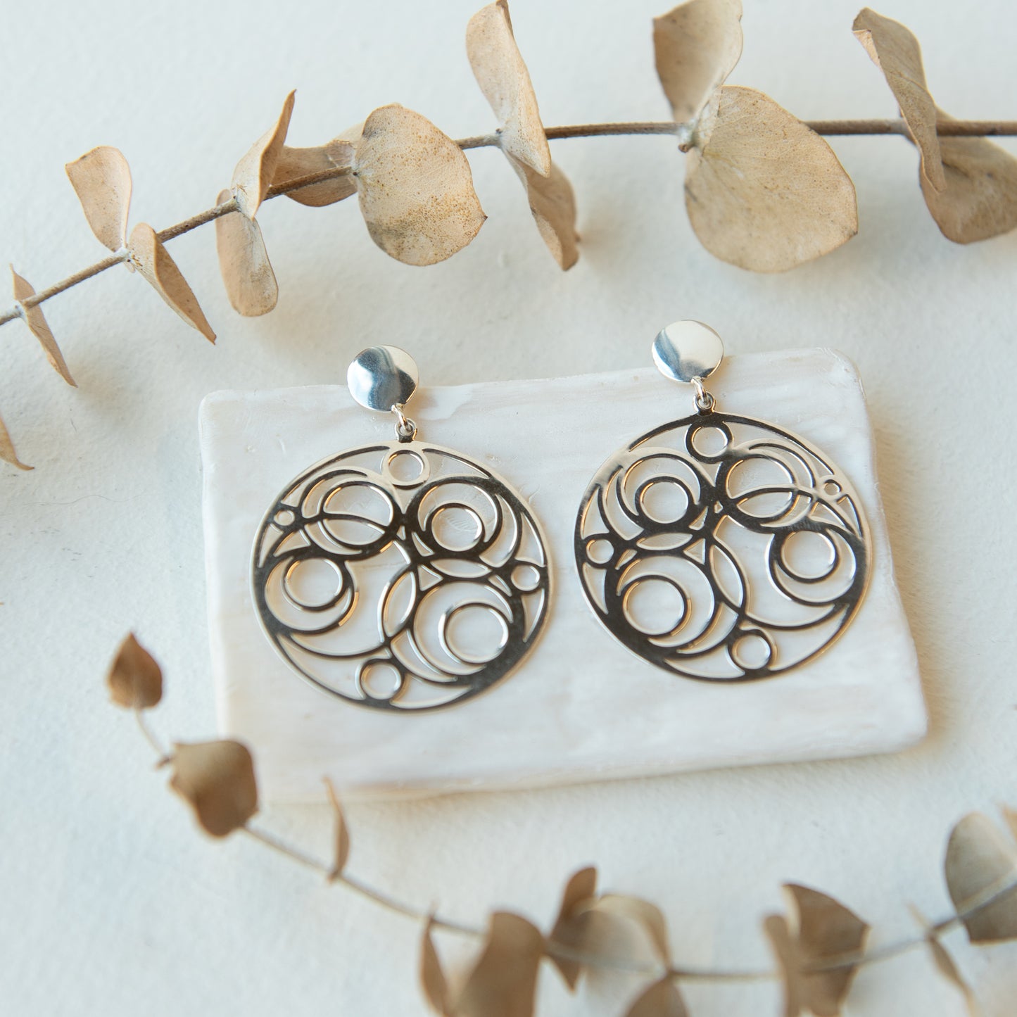 Alexandra Temple, Mandala Multi Circle Earrings