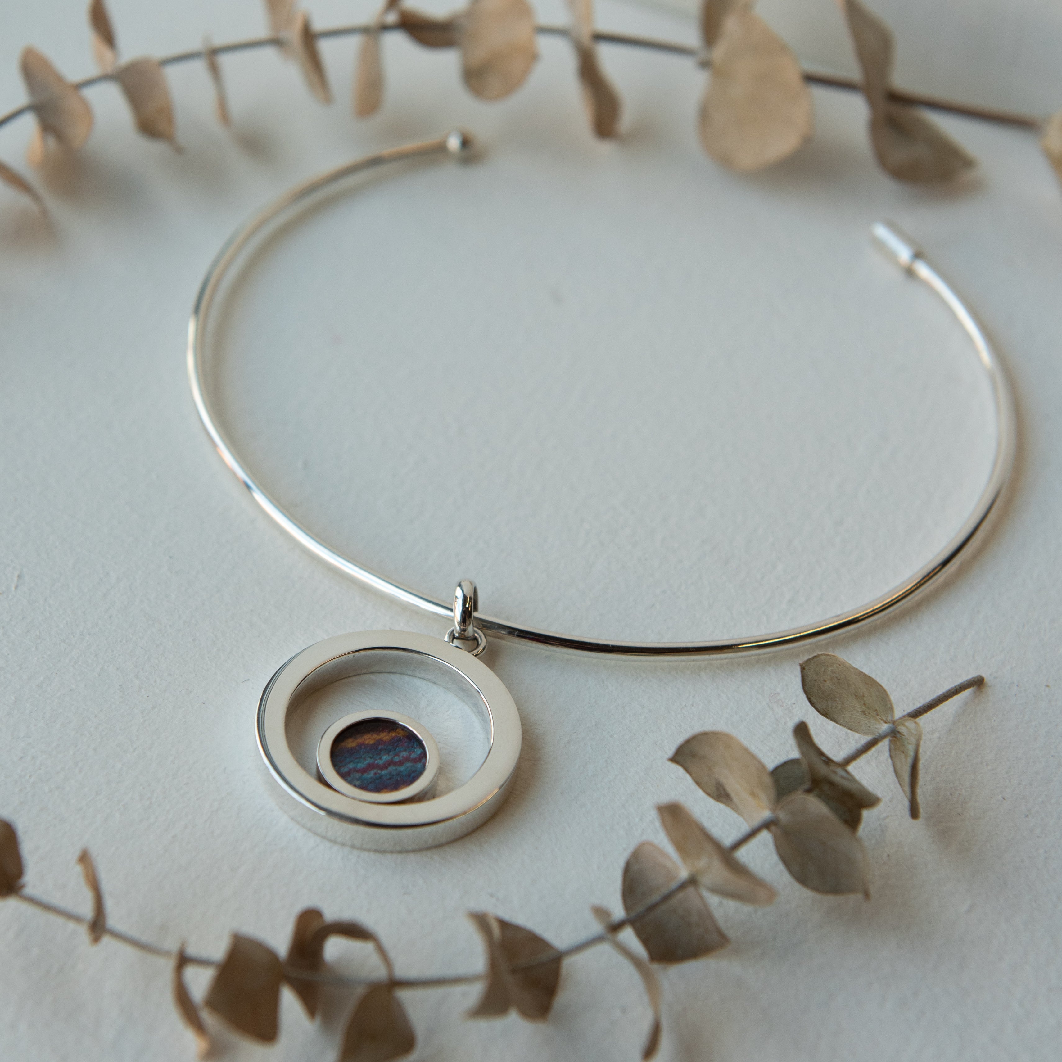 Alexandra Temple, Silver Choker-1