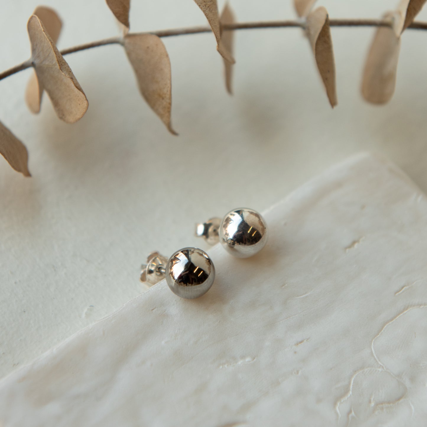 Alexandra Temple, Lentil Silver Studs