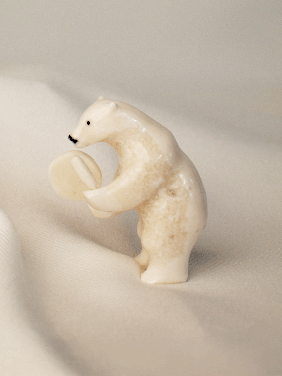 Drummer Bear, Once-known Inuit Artist-2